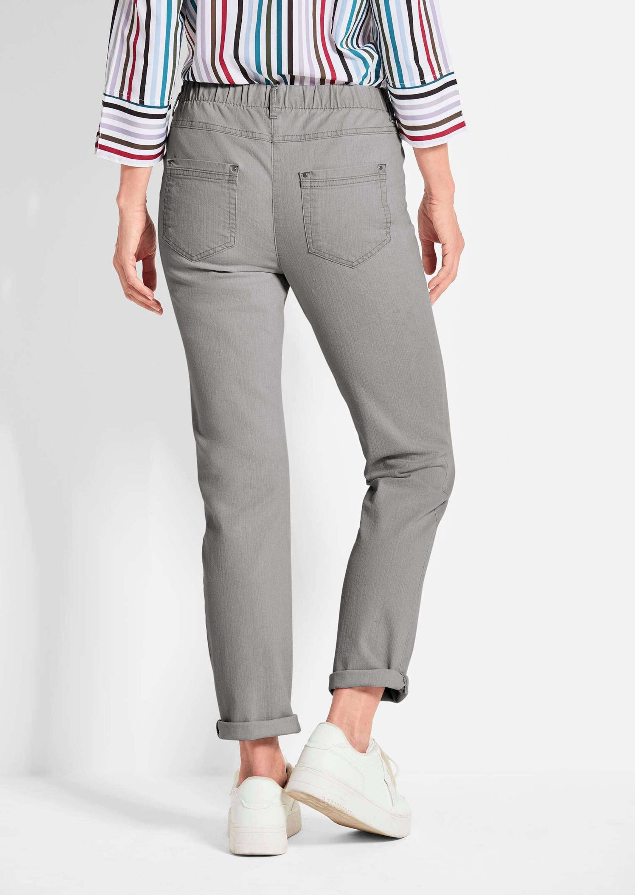 GOLDNER Regular-fit-Jeans »Jeansschlupfhose LOUISA Klassische Jeansschlupfhose LOUISA«