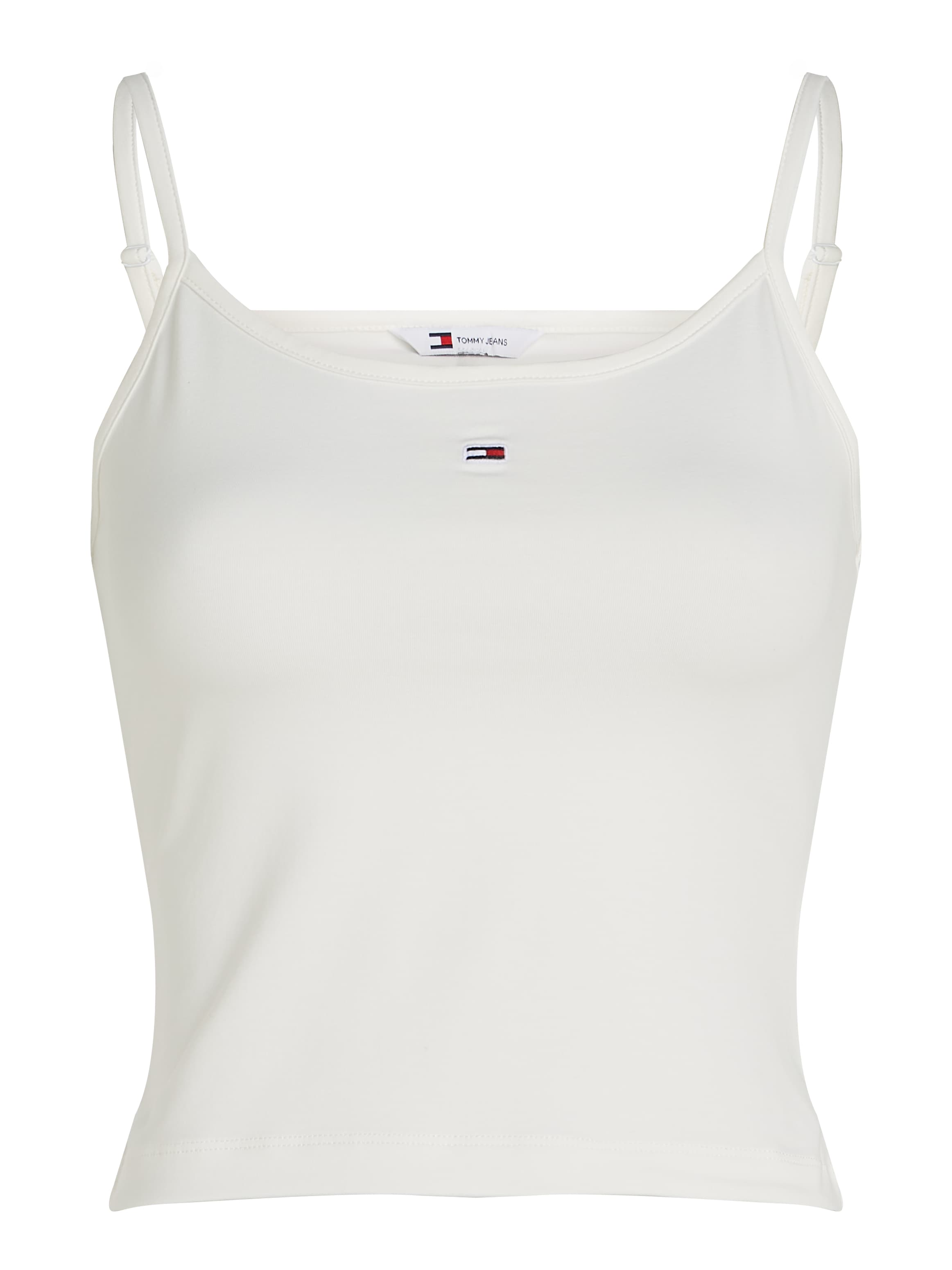 Tommy Jeans Spaghettitop »TJW 2PACK ESSENTIAL STRAP TOP«, (Packung, 2er), mit Logo-Flag