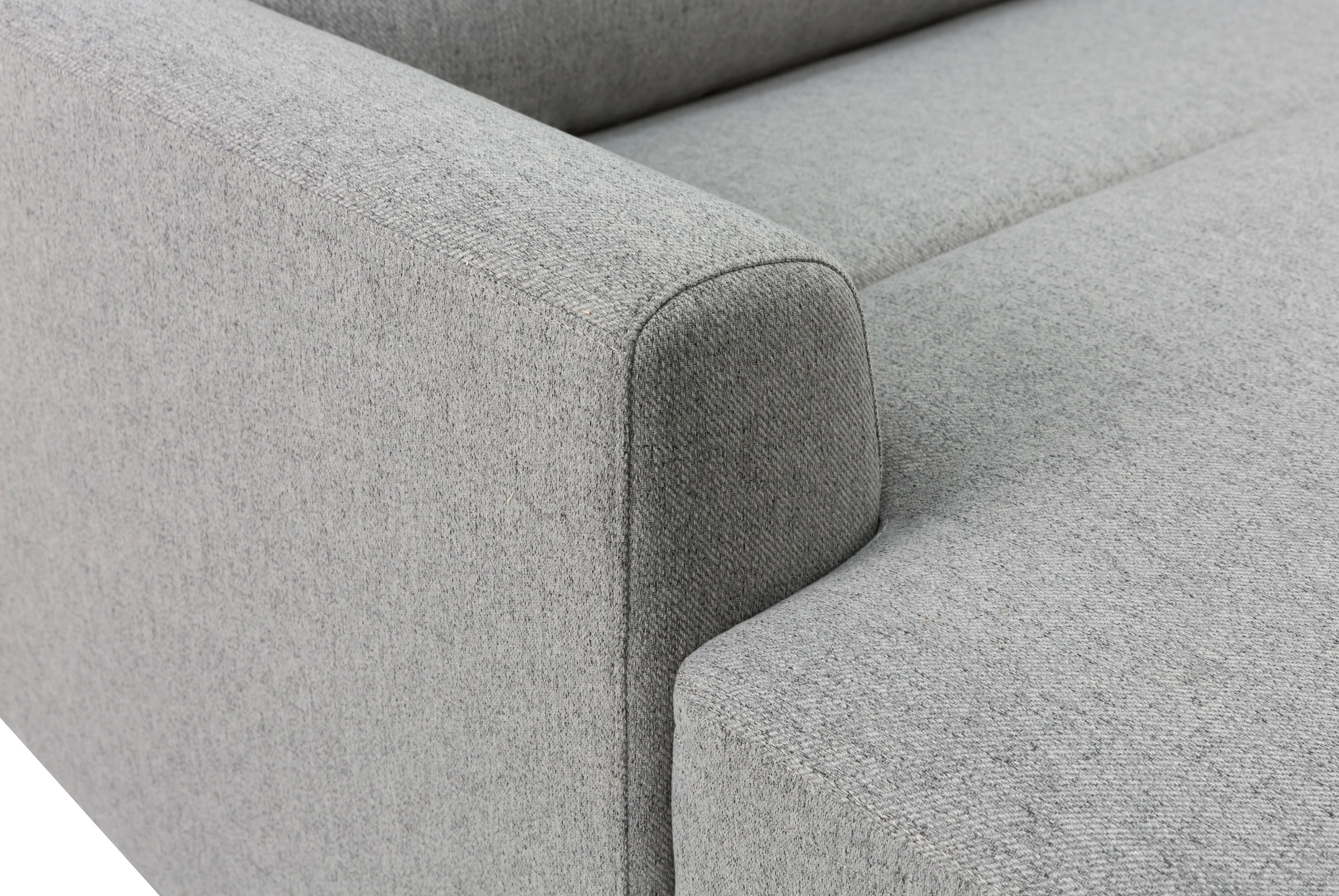 INOSIGN Ecksofa »JENNA, L-Form, 209cm, manuelle u. elektrische Funktion, mit USB A/C,«, Liegefunktion 105°-150°, Federkern, Struktur fein