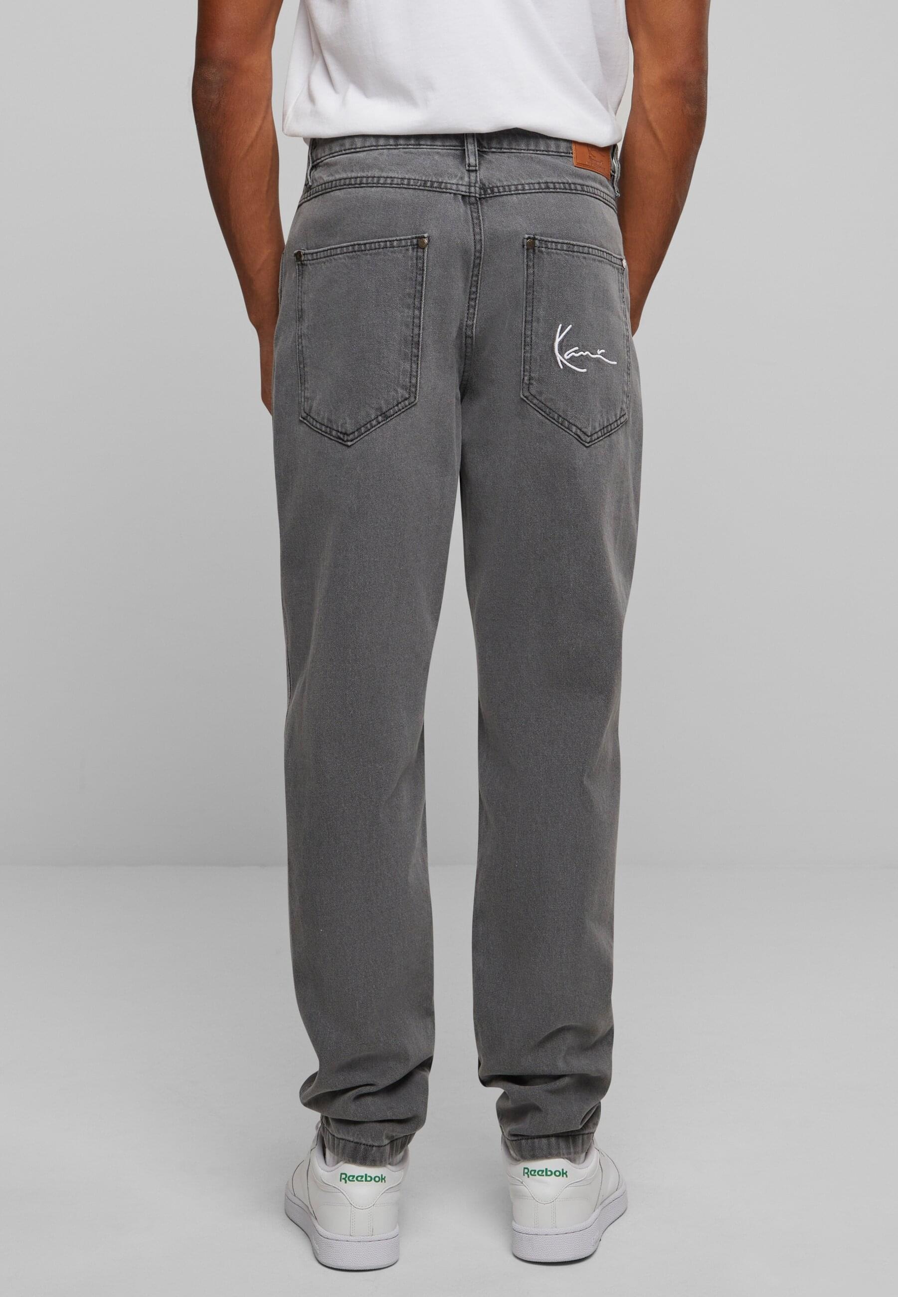 Karl Kani Bequeme Jeans »Karl Kani Herren KK Small Signature Tapered Five Pocket Denim«