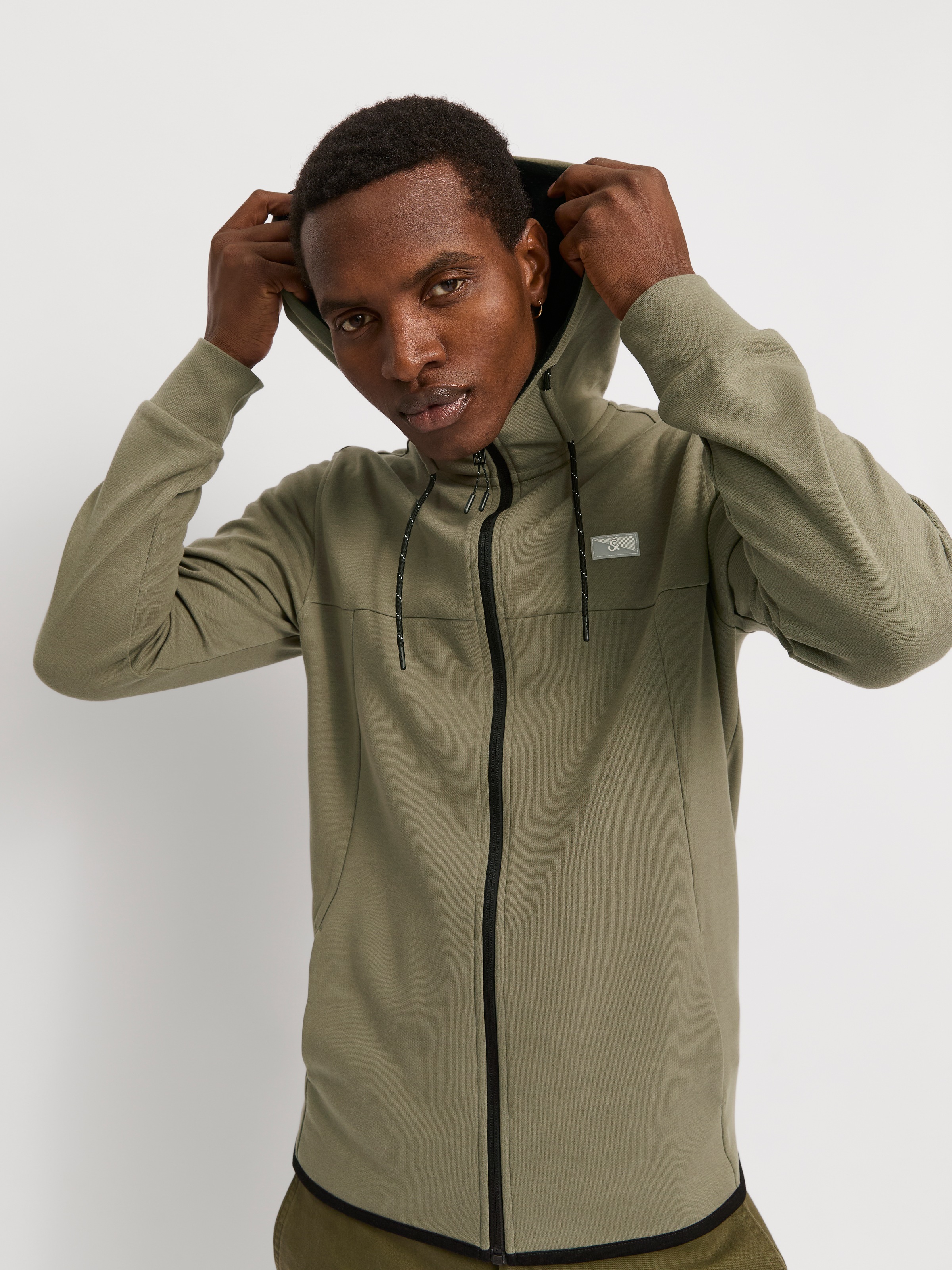 Jack & Jones Kapuzensweatjacke "JCOAIR SWEAT ZIP HOOD NOOS.", mit Kapuze günstig online kaufen