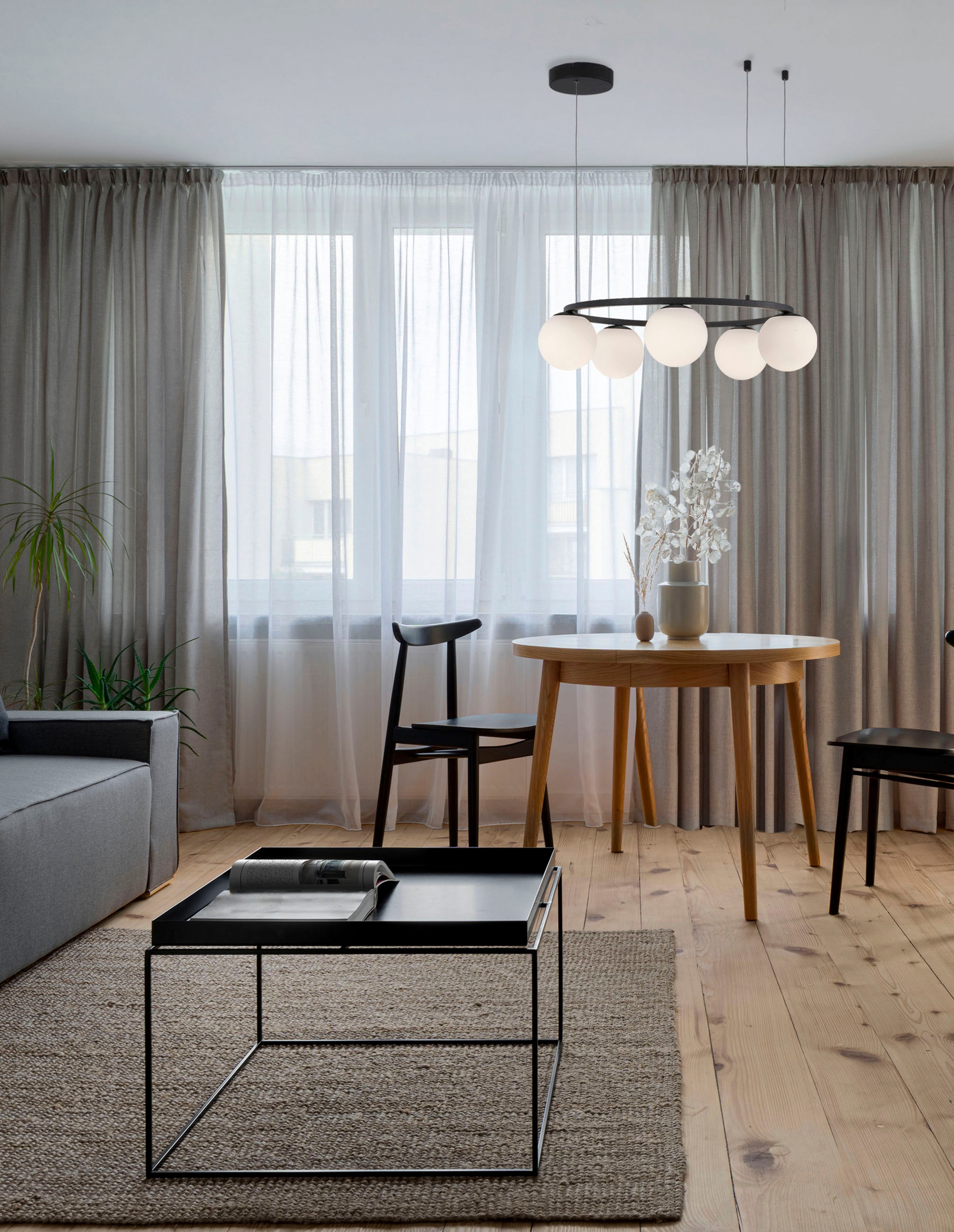 Nova Luce LED-Hängeleuchte »JOLINE«, 5 flammig, Leuchtmittel LED-Modul | ohne Leuchtmittel