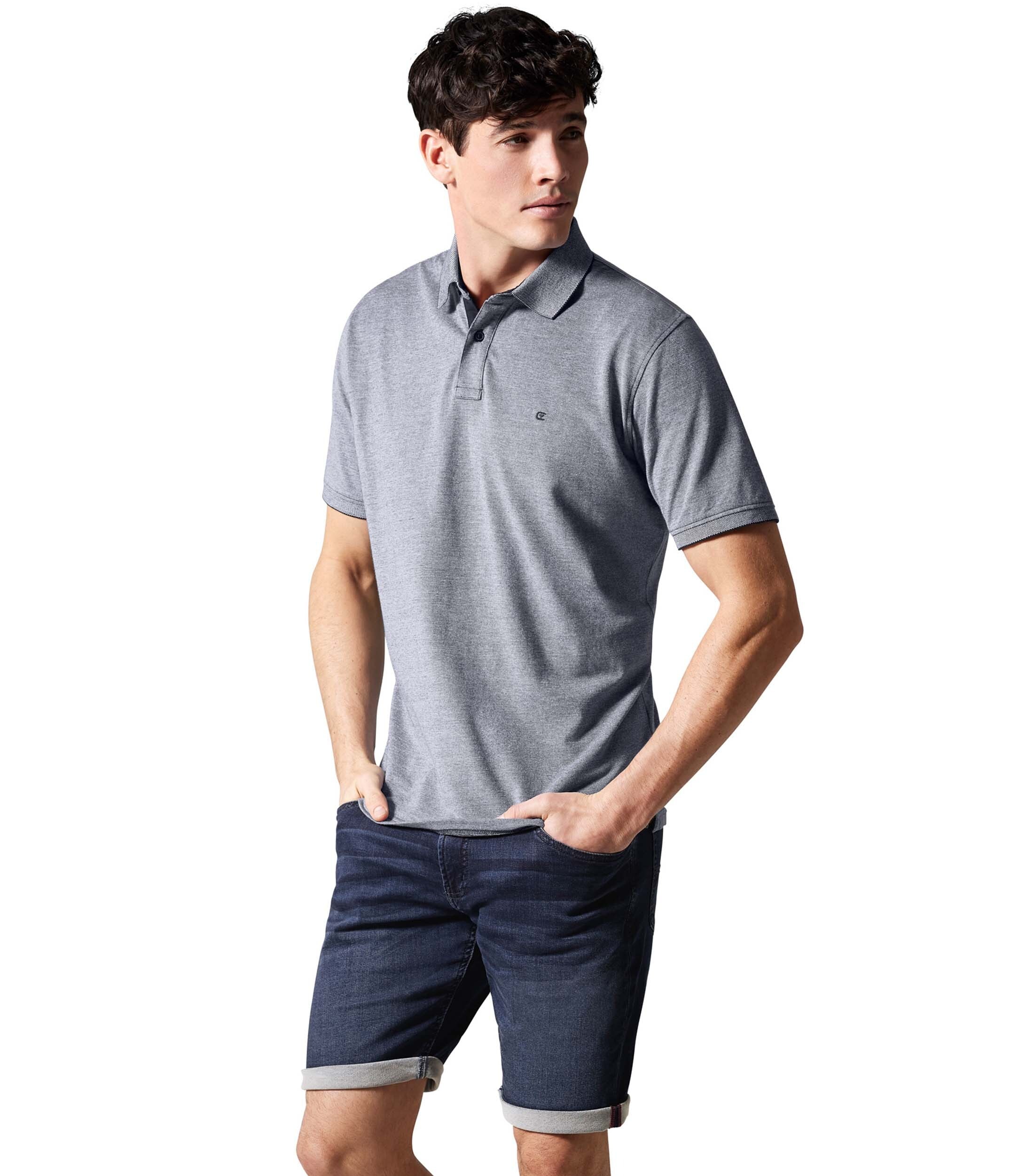 CASAMODA Poloshirt "CASAMODA Polo-Shirt uni" günstig online kaufen