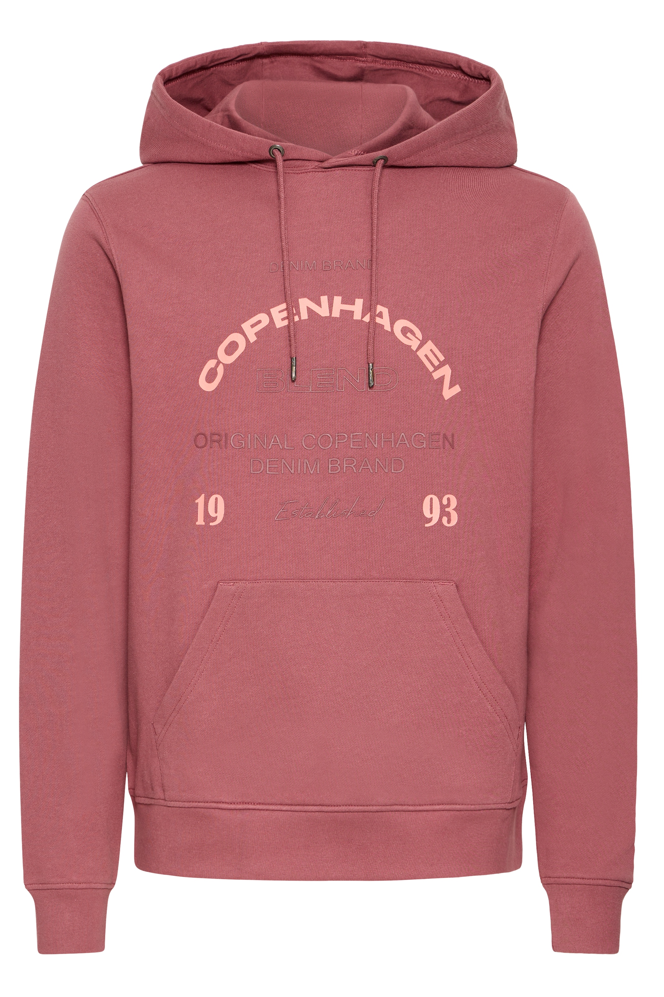 Blend Kapuzensweatshirt "BHKAREL BB LOGO HOODED SWEAT", in großen Größen günstig online kaufen