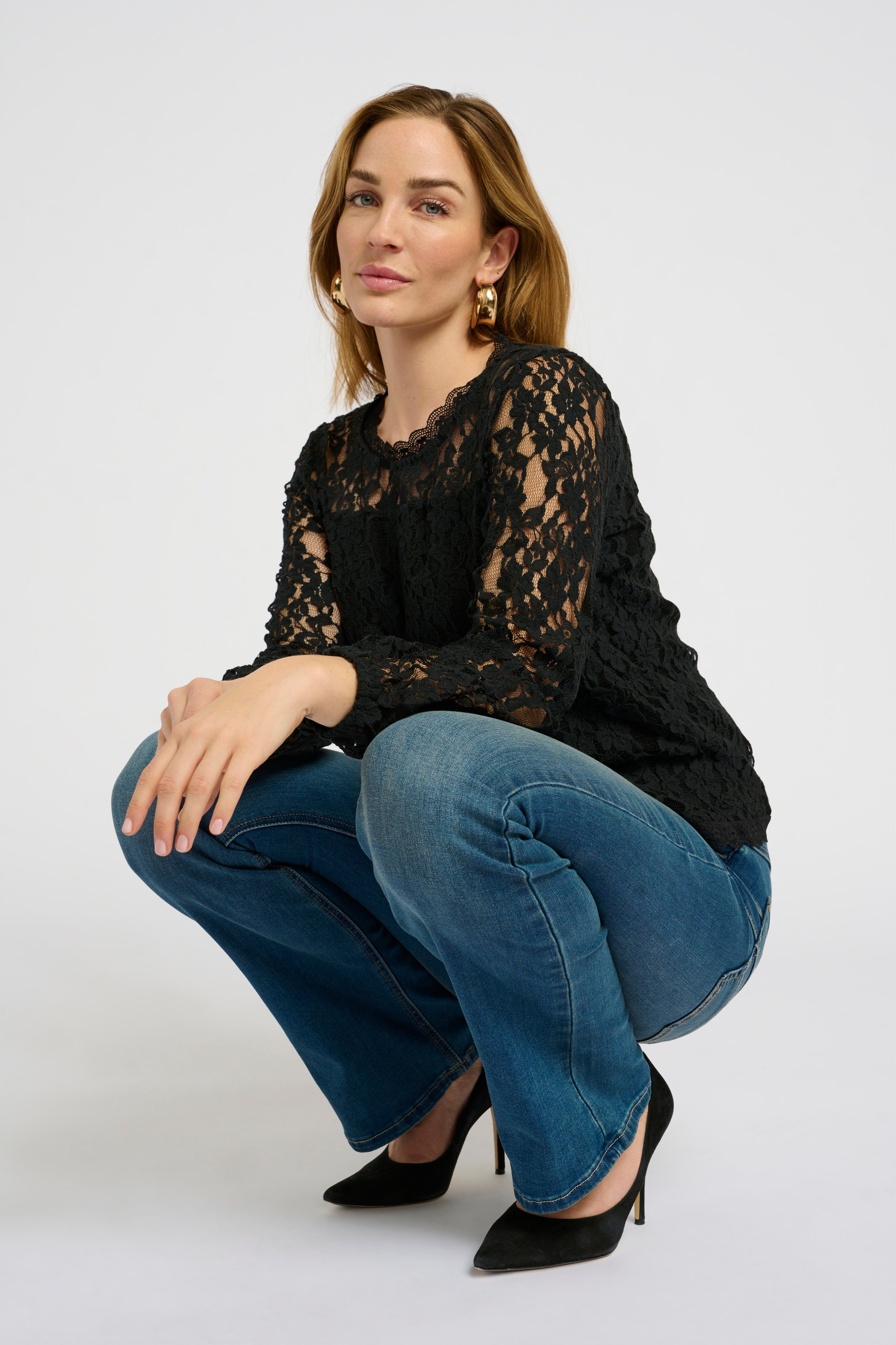 Cream Kurzarmbluse »Damen Bluse kurzarm CRKit«