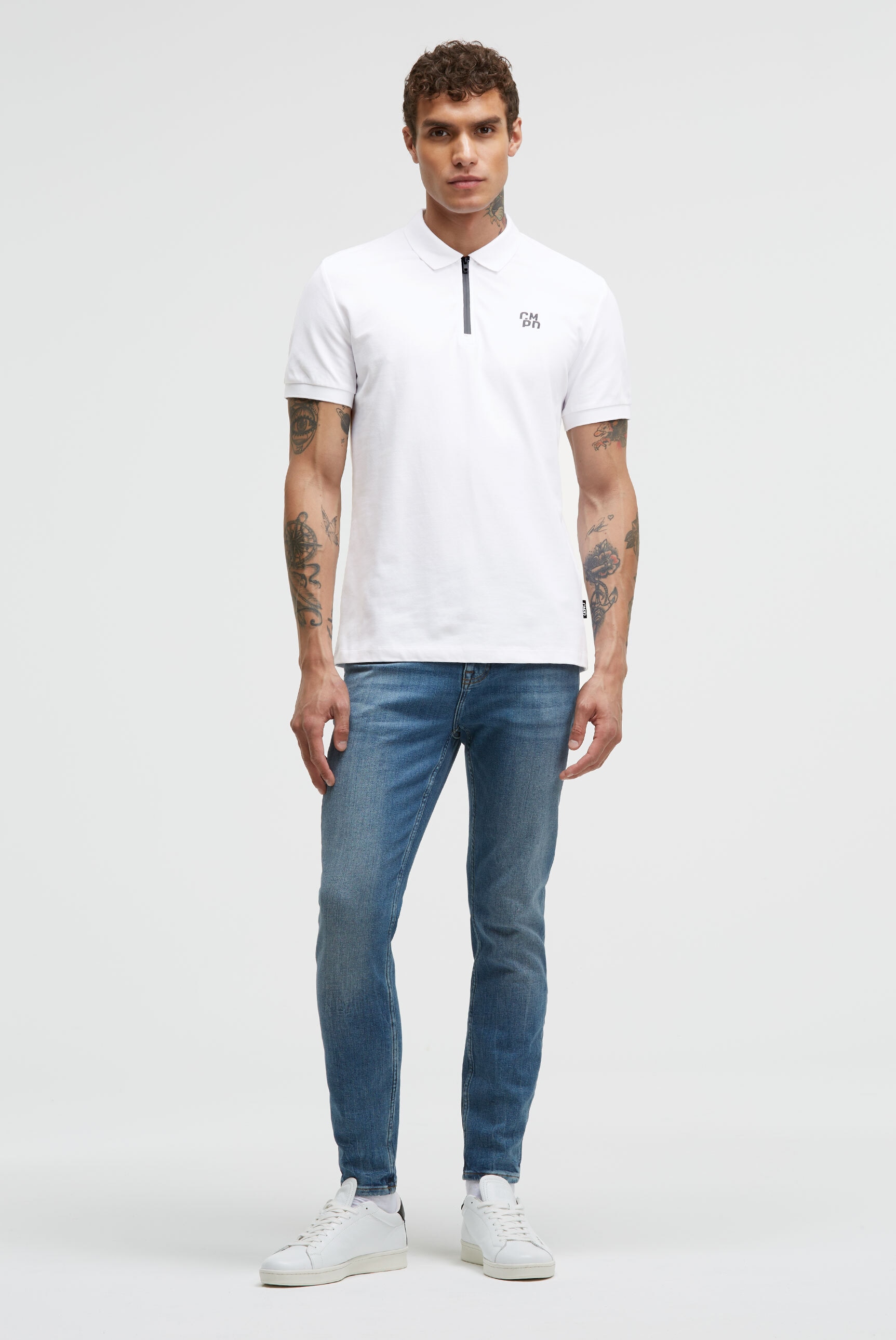CMPD Poloshirt, mit Baumwolle