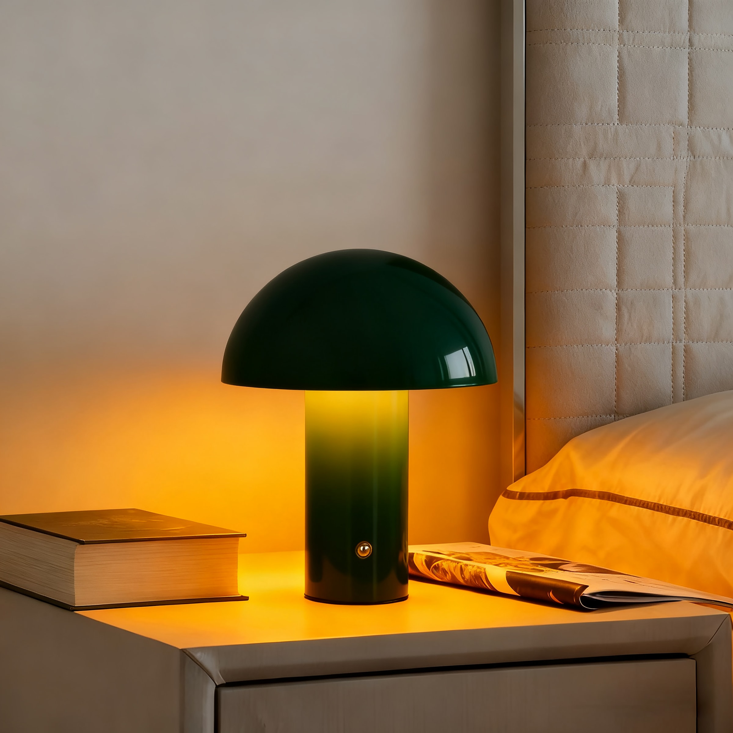 s.Oliver LED Tischleuchte »Hillu« LED-Modul 1 Stk. warmweiß - kaltweiß dimmbar, Typ-C-Ladekabel, CCT, Akku, Tischlampe kabellos, Akkulampe