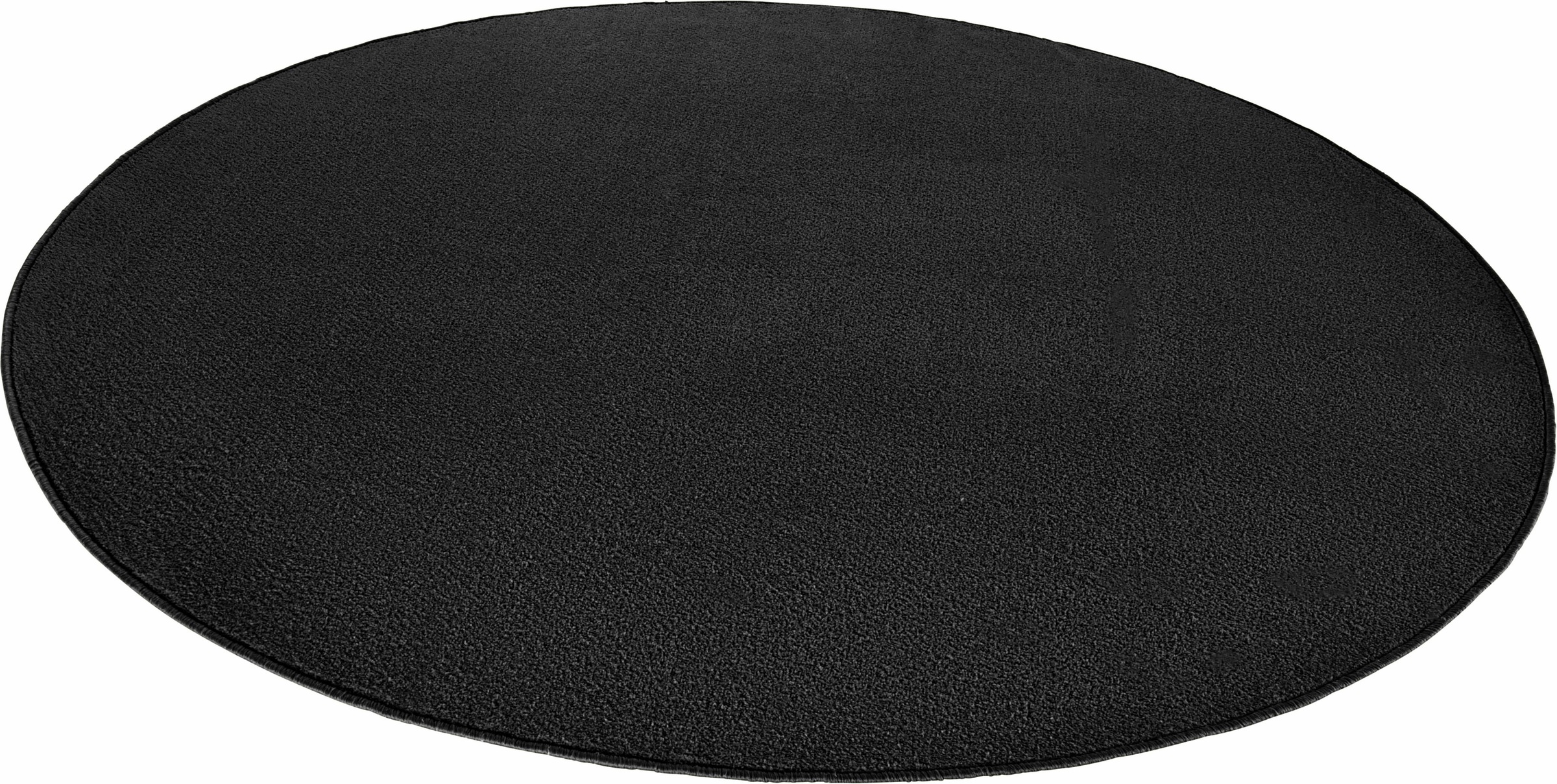 HANSE Home Teppich »Fancy«, rund, 7 mm Höhe, Kurzflor, Weich, Einfarbig, Wohnzimmer, Schlafzimmer, Esszimmer