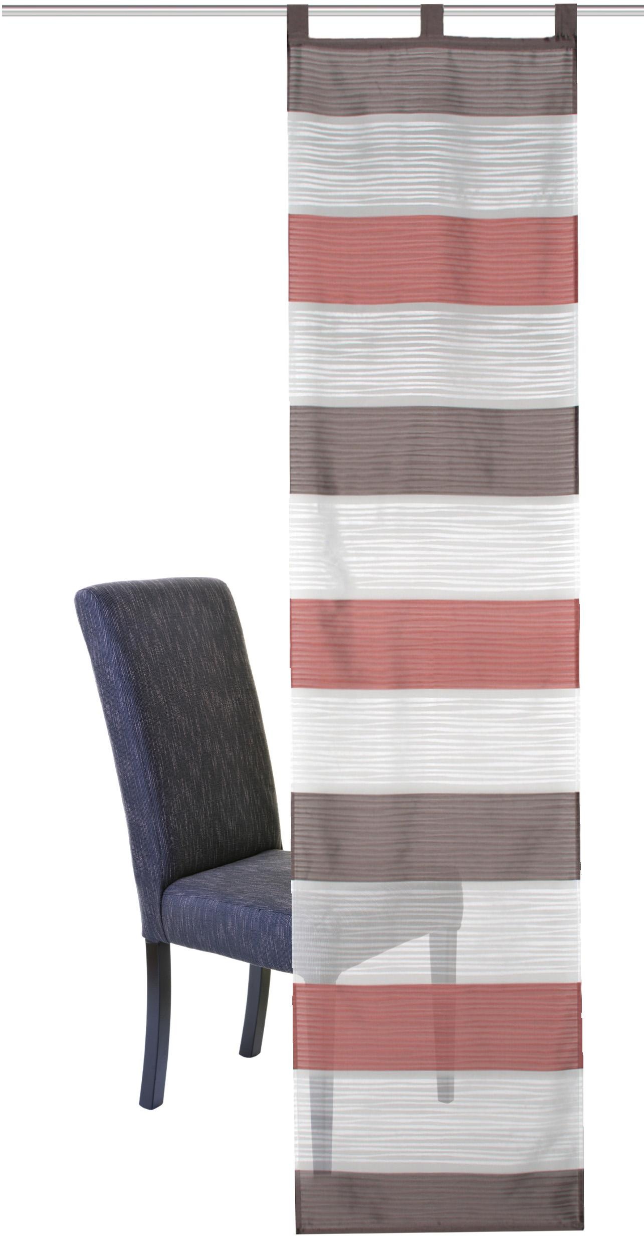 HOME WOHNIDEEN Schiebegardine "Sarnia" Schlaufen 1 Stk. tlg. inkl. Beschwer günstig online kaufen