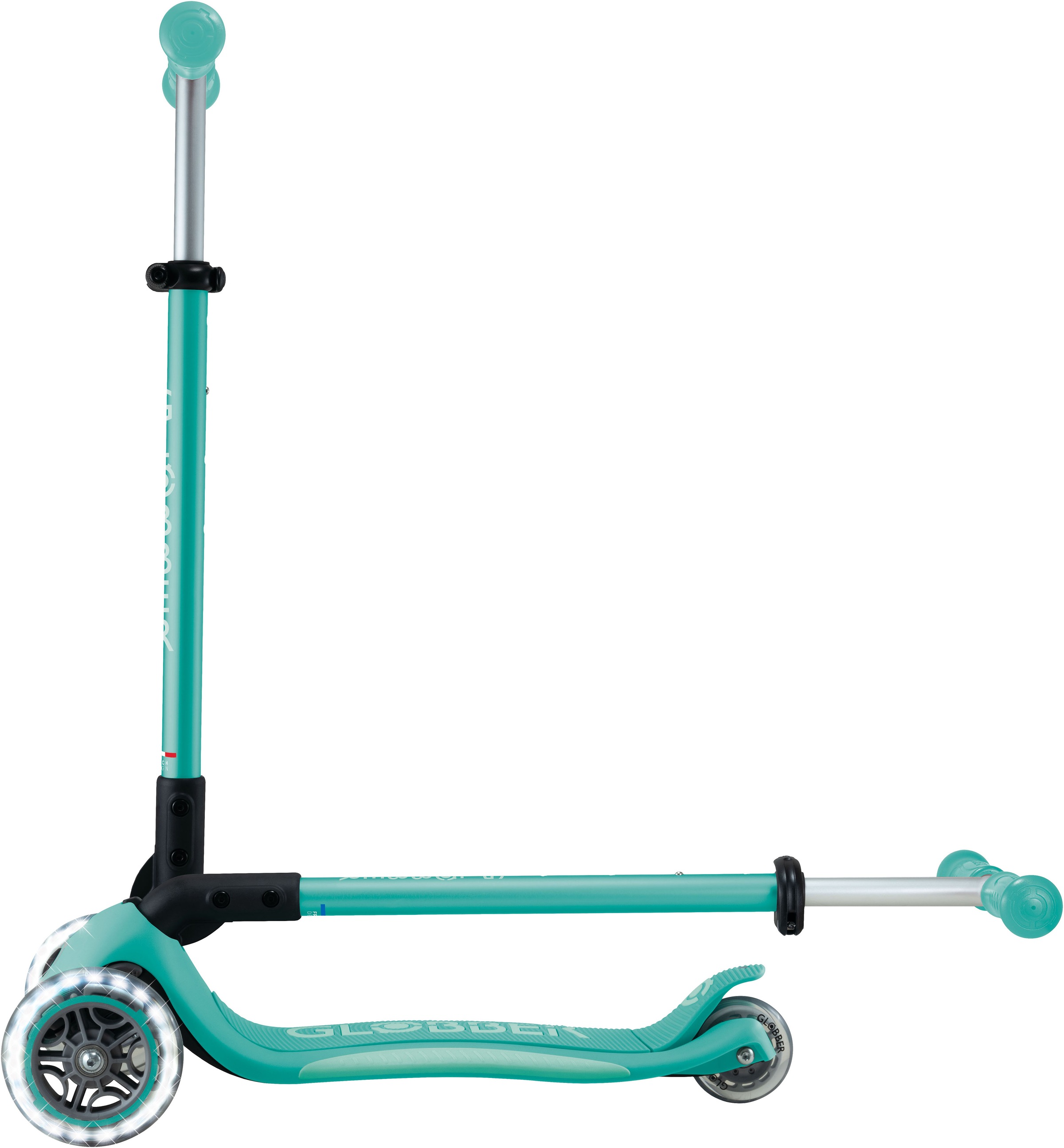 Globber Tretroller »ELITE LIGHTS, mit Leuchtrollen«