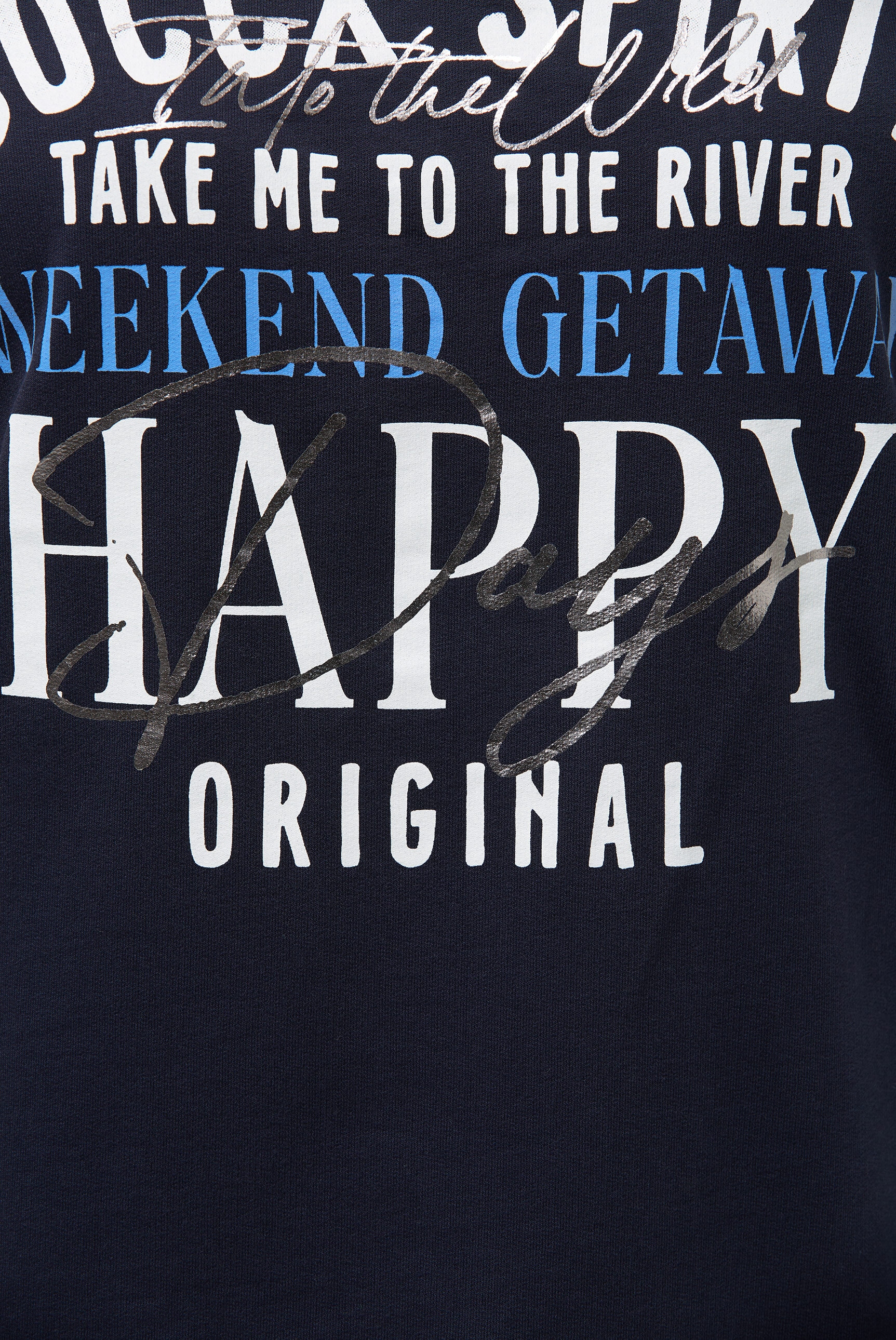 SOCCX Sweater , mit Bindeband im Saum
