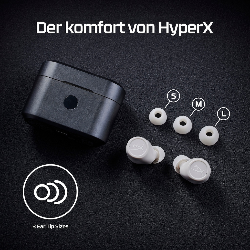 HyperX In-Ear-Kopfhörer »Cirro Buds Pro«, Bluetooth, Rauschunterdrückung-True Wireless