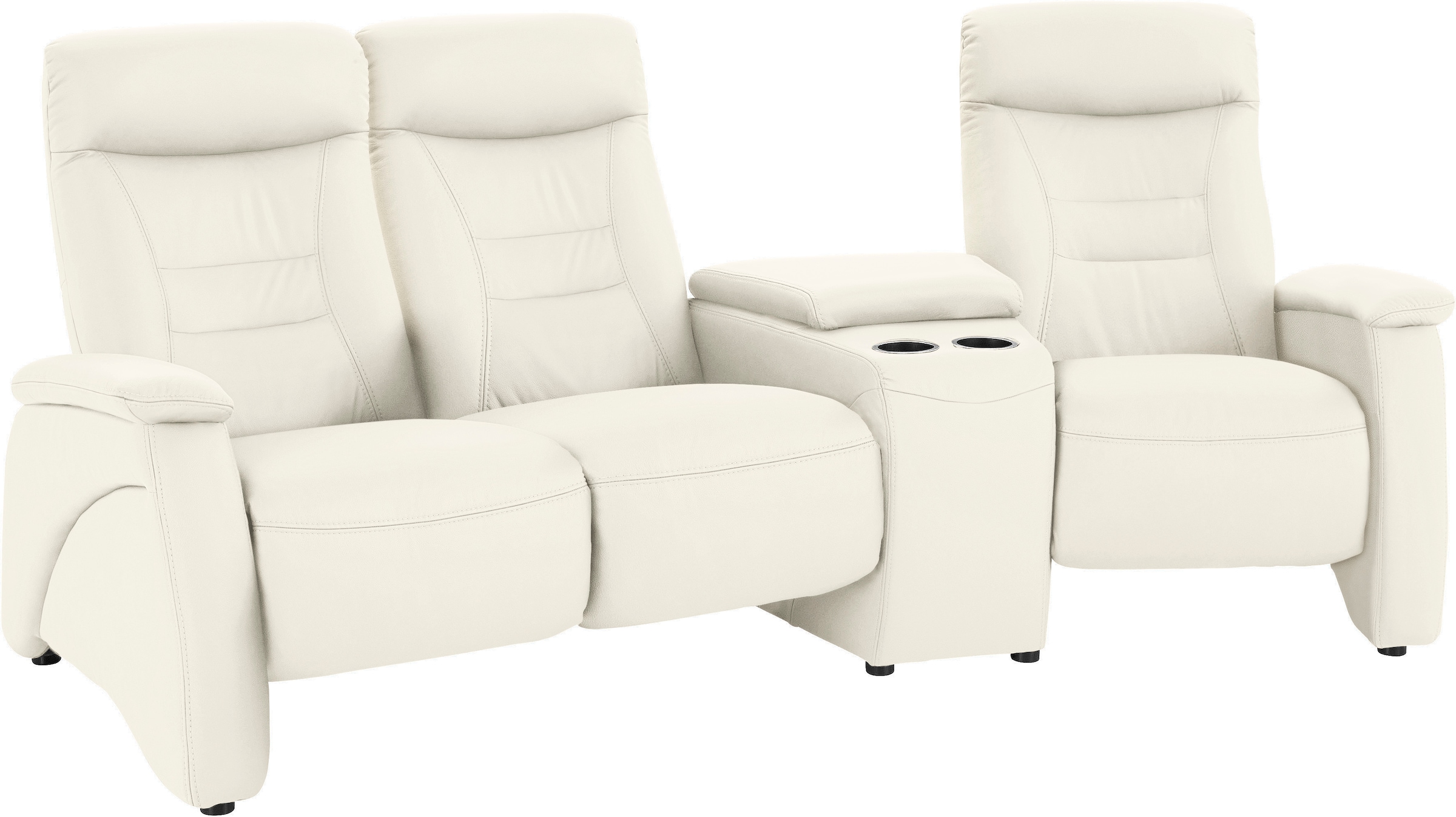 exxpo - sofa fashion 3-Sitzer »Ascoli, Kinosofa mit hohem Sitzkomfort, bequeme Armlehnen«, inkl. Relaxfunktion, Ablage und Staufach, hohe Rückenlehne