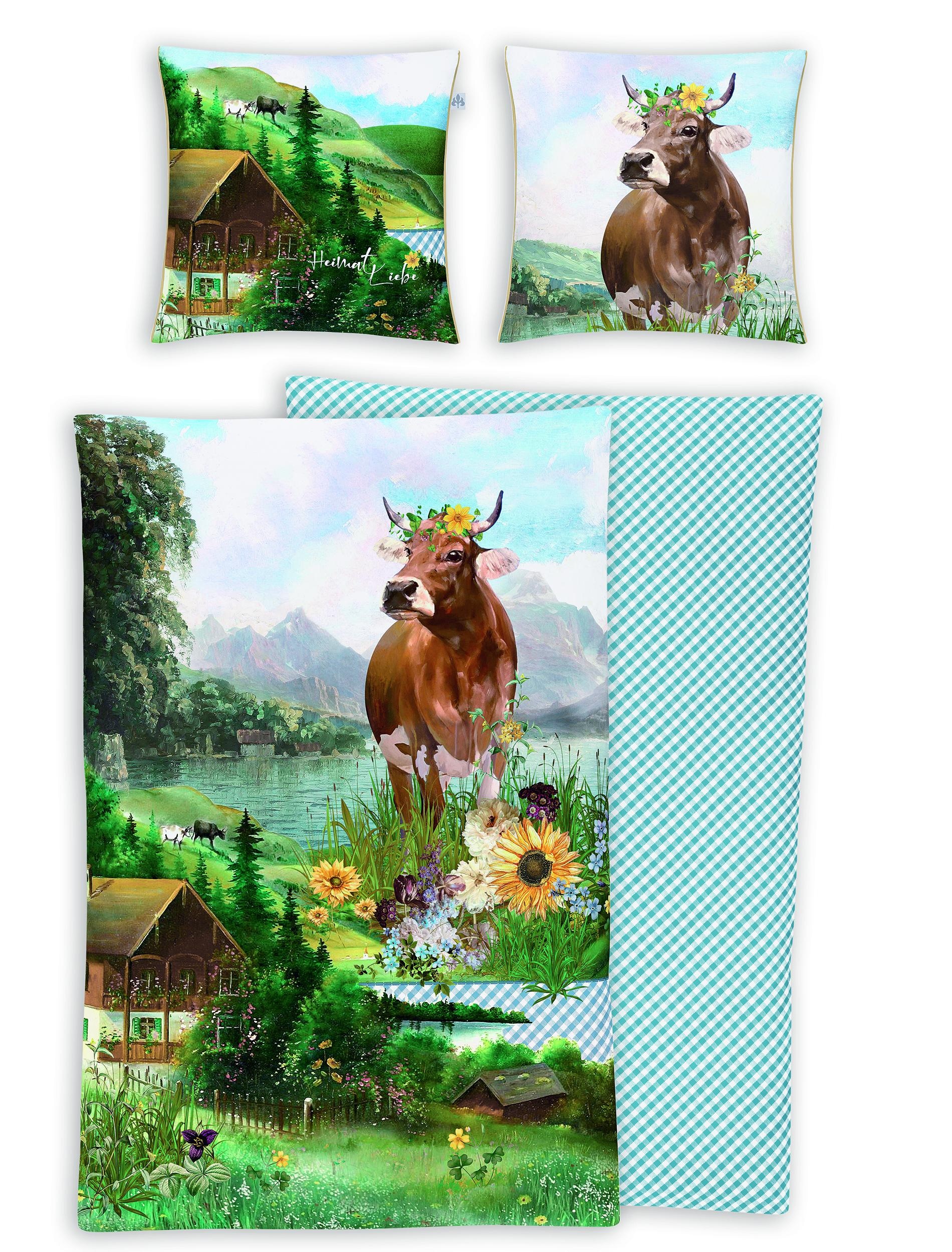 Irisette Wendebettwäsche "Magic-K 8862" 2 Stk. tlg. edler Digitaldruck günstig online kaufen