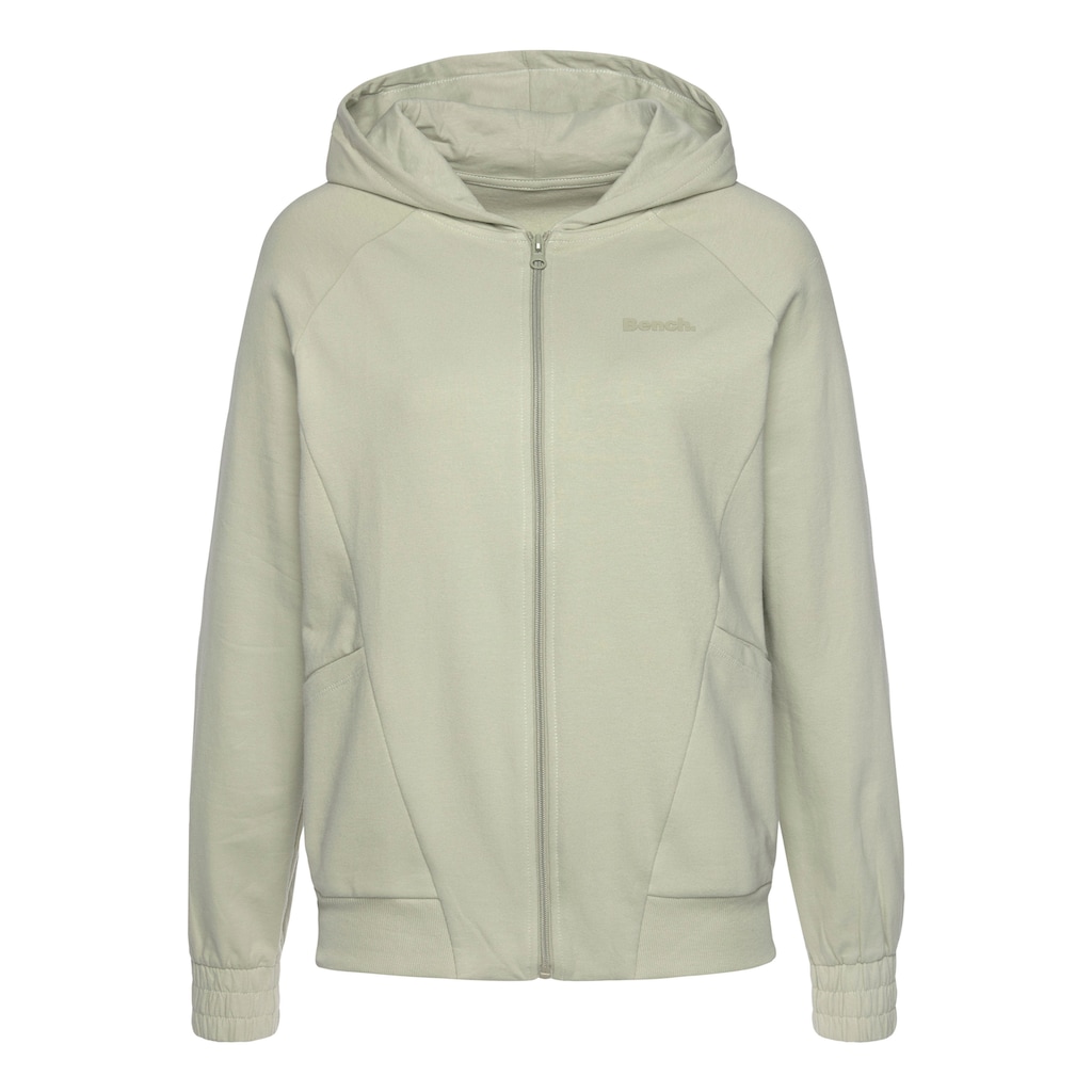 Bench. Loungewear Kapuzensweatjacke, mit sportlichen Teilungsnähten, Loungeanzug