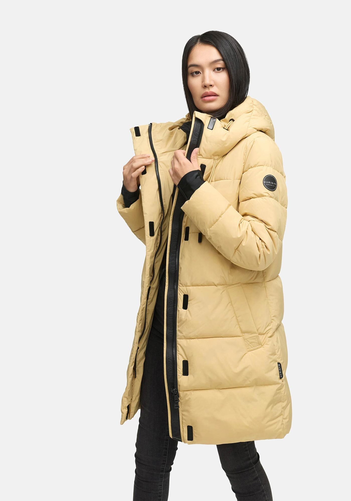 Marikoo Winterjacke "Kaituu XVI" mit großer Kapuze günstig online kaufen