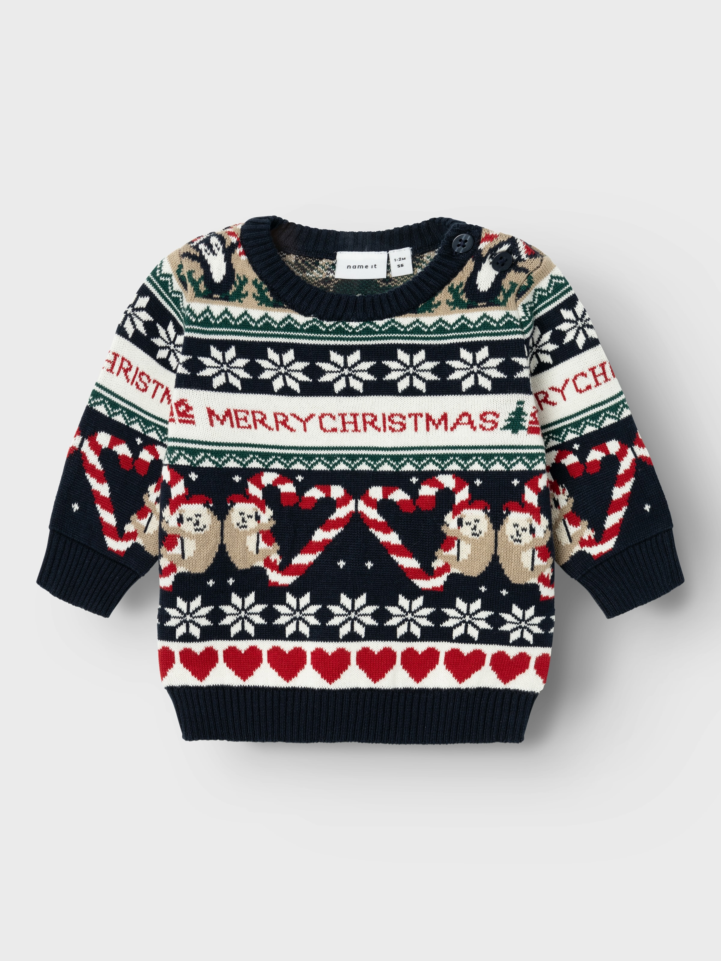 Name It Weihnachtspullover »NBNRILLE LS KNIT«