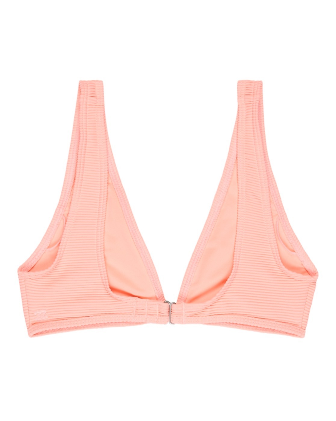 Bade-Shirt BILLABONG "Tanlines", Damen, Gr. XS, Cup B, peach tart, Obermaterial: 91% Microfaser, 9% Elasthan;, Bikini-Oberteile