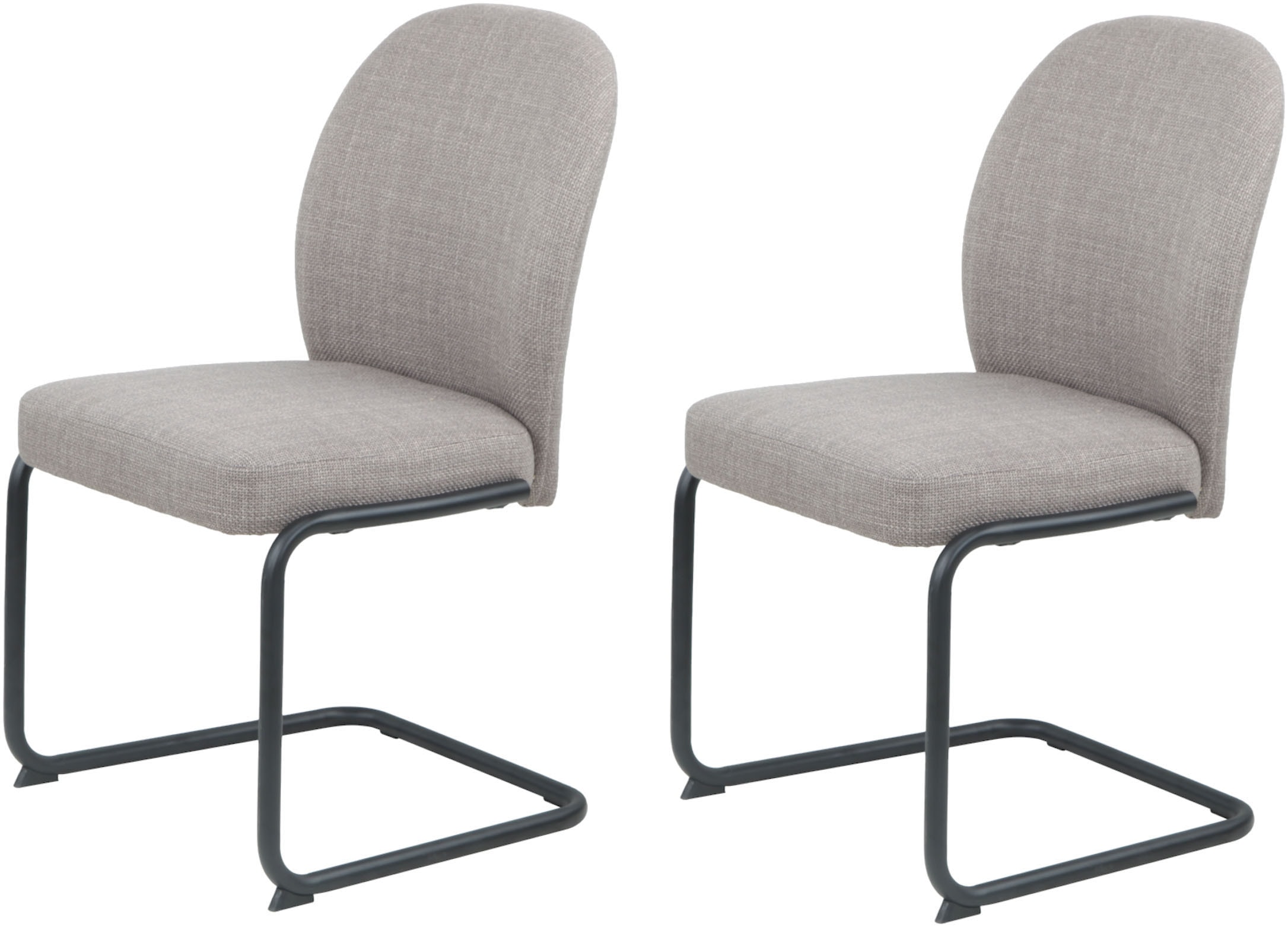 HELA Freischwinger "KAREN" (Set) 2 Stk.Esszimmerstuhl, Rundrohrgestell, gep günstig online kaufen