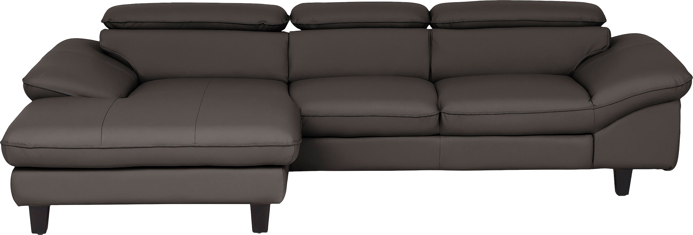 Home affaire Ecksofa "Pilot L-Form" mit Kopfteilverstellung, wahlweise mit Schlaffunktion & Bettkasten