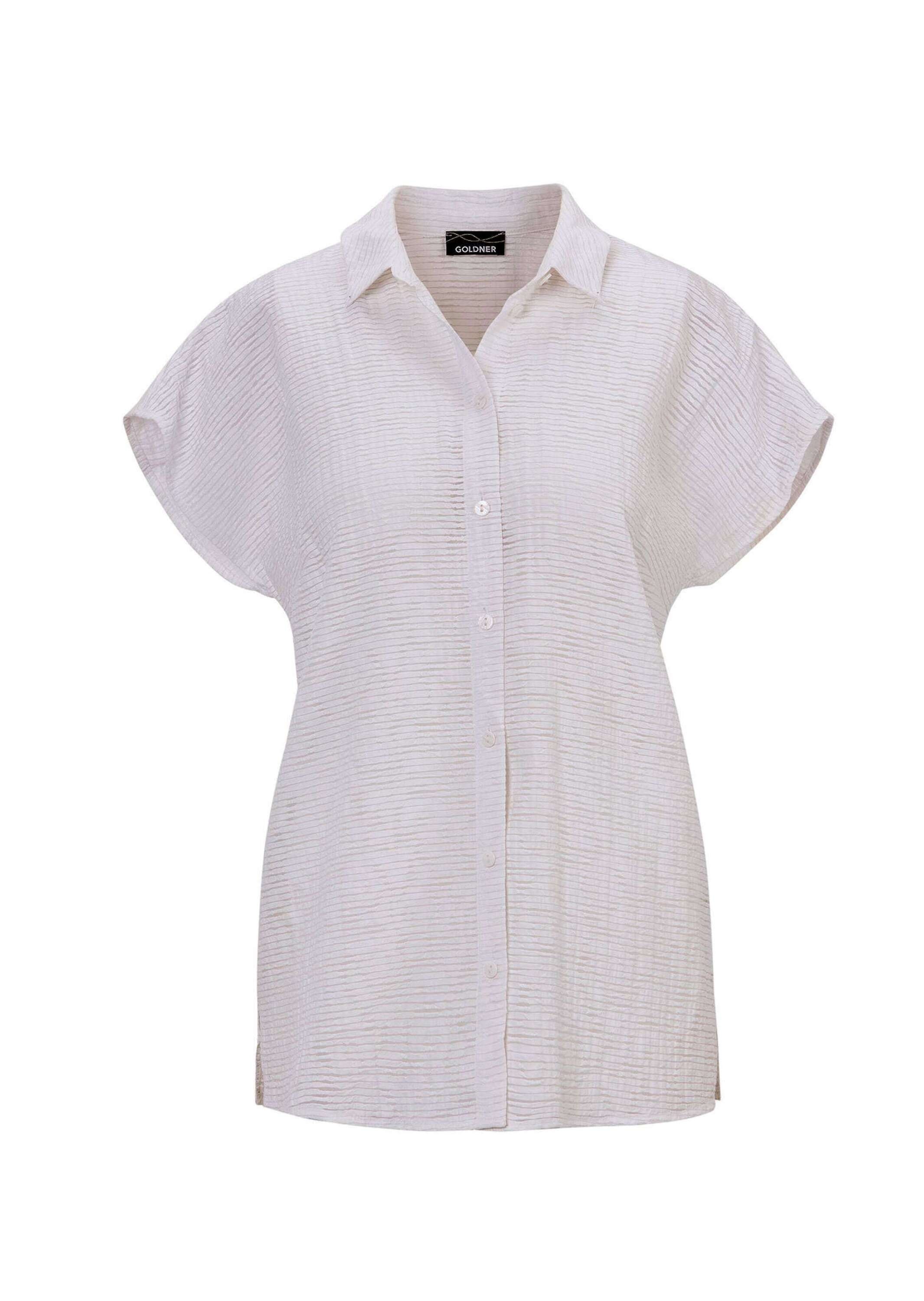 GOLDNER Hemdbluse "Ausbrenner Bluse" Knöpfe günstig online kaufen