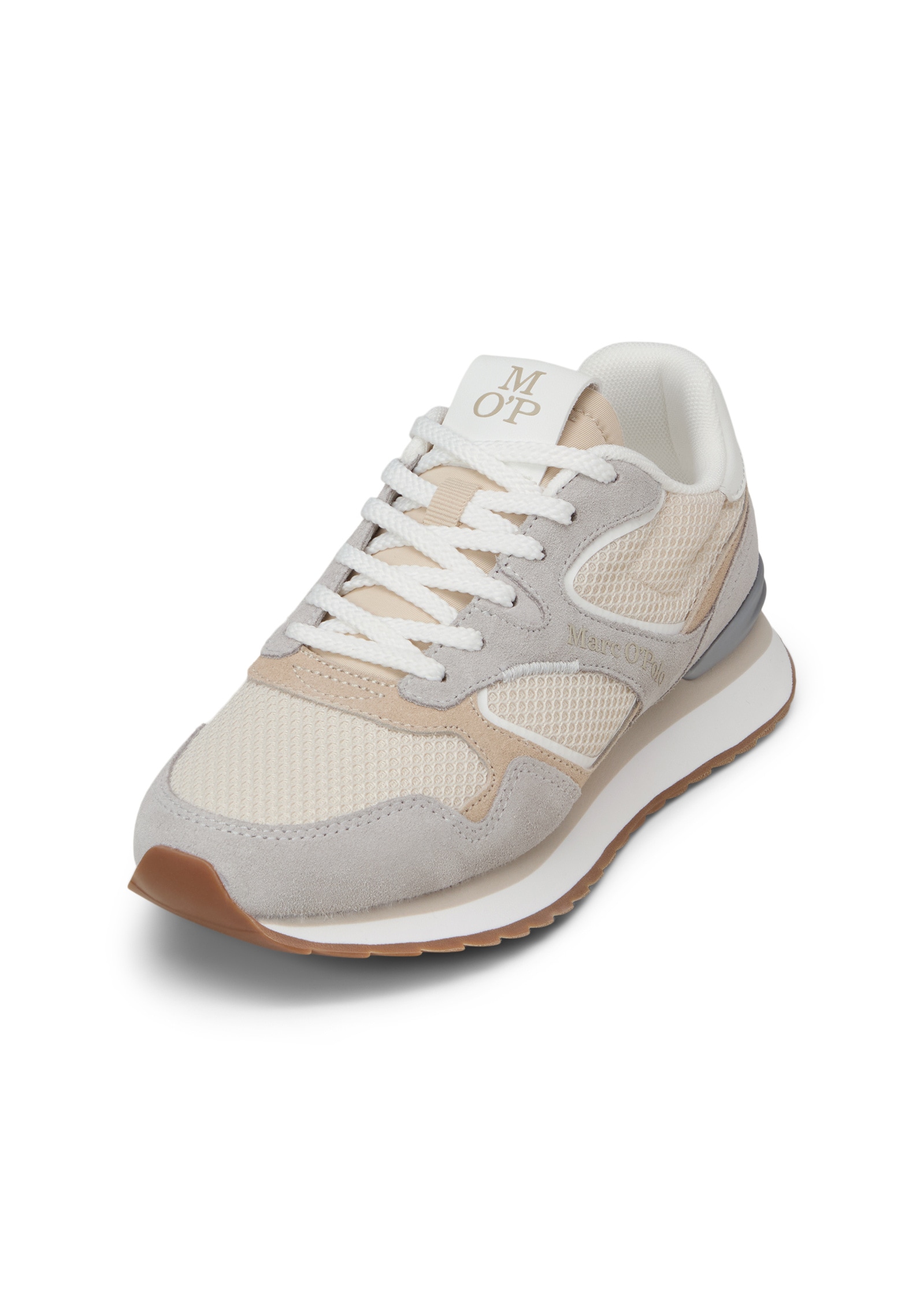 Marc OPolo Sneaker "aus Rindleder und recyceltem Polyester" günstig online kaufen