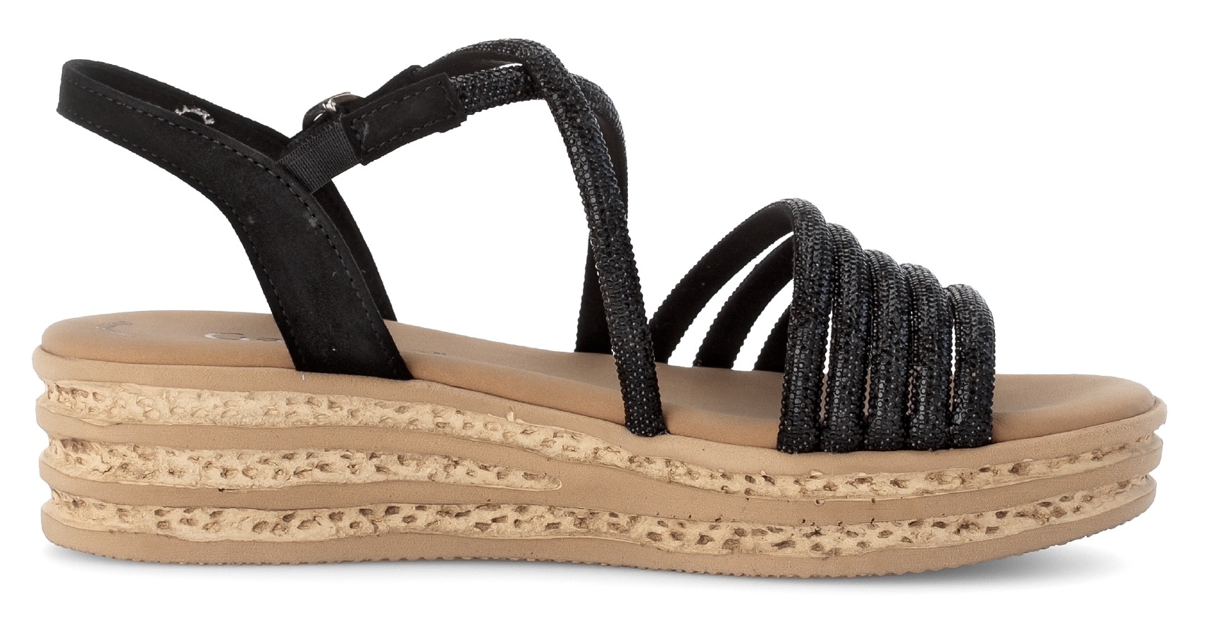 Gabor Keilsandalette, Plateau, Sommerschuh, Riemchensandale mit Best Fitting-Ausstattung