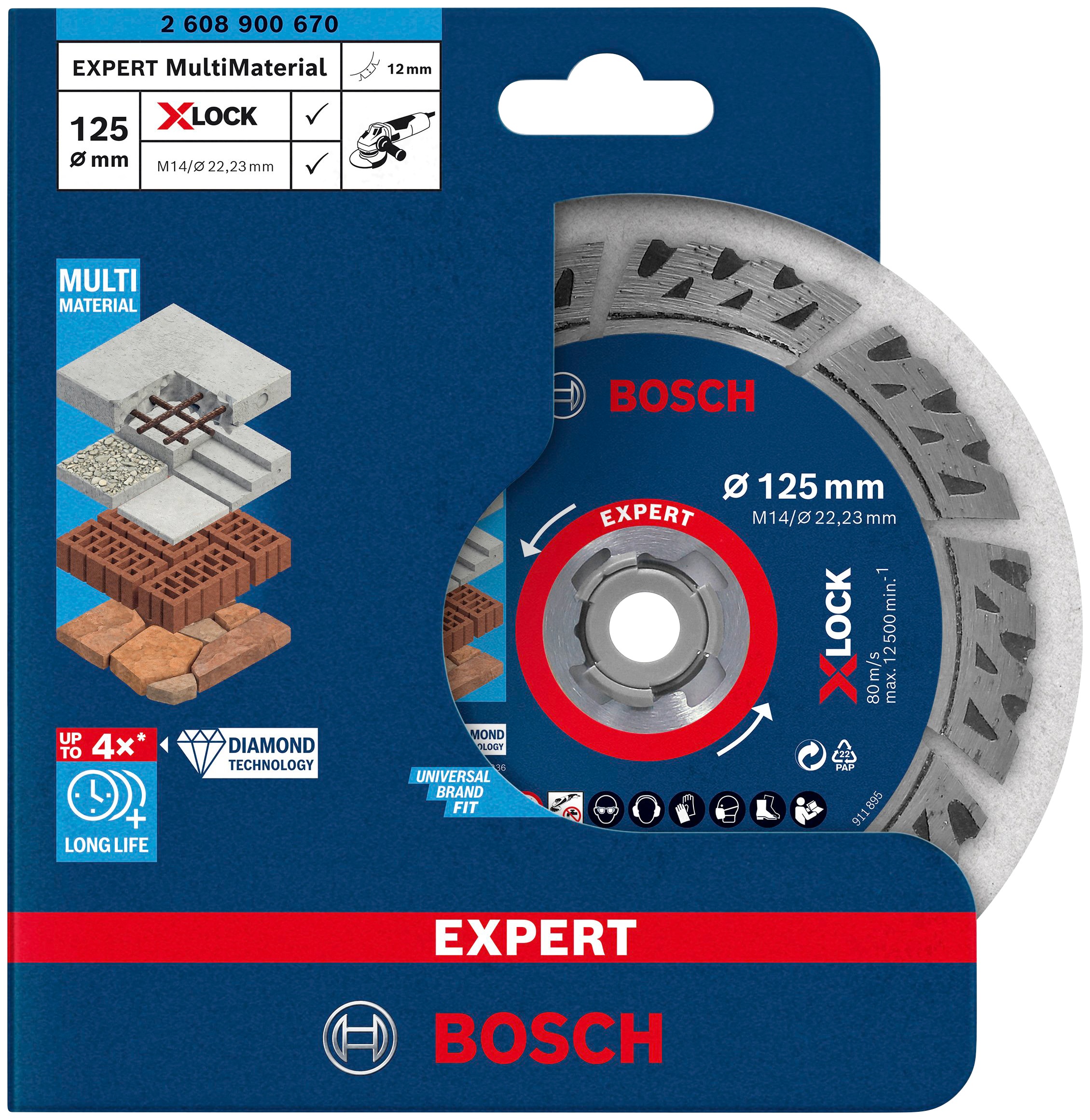 Bosch Professional Diamanttrennscheibe »Expert MultiMater...