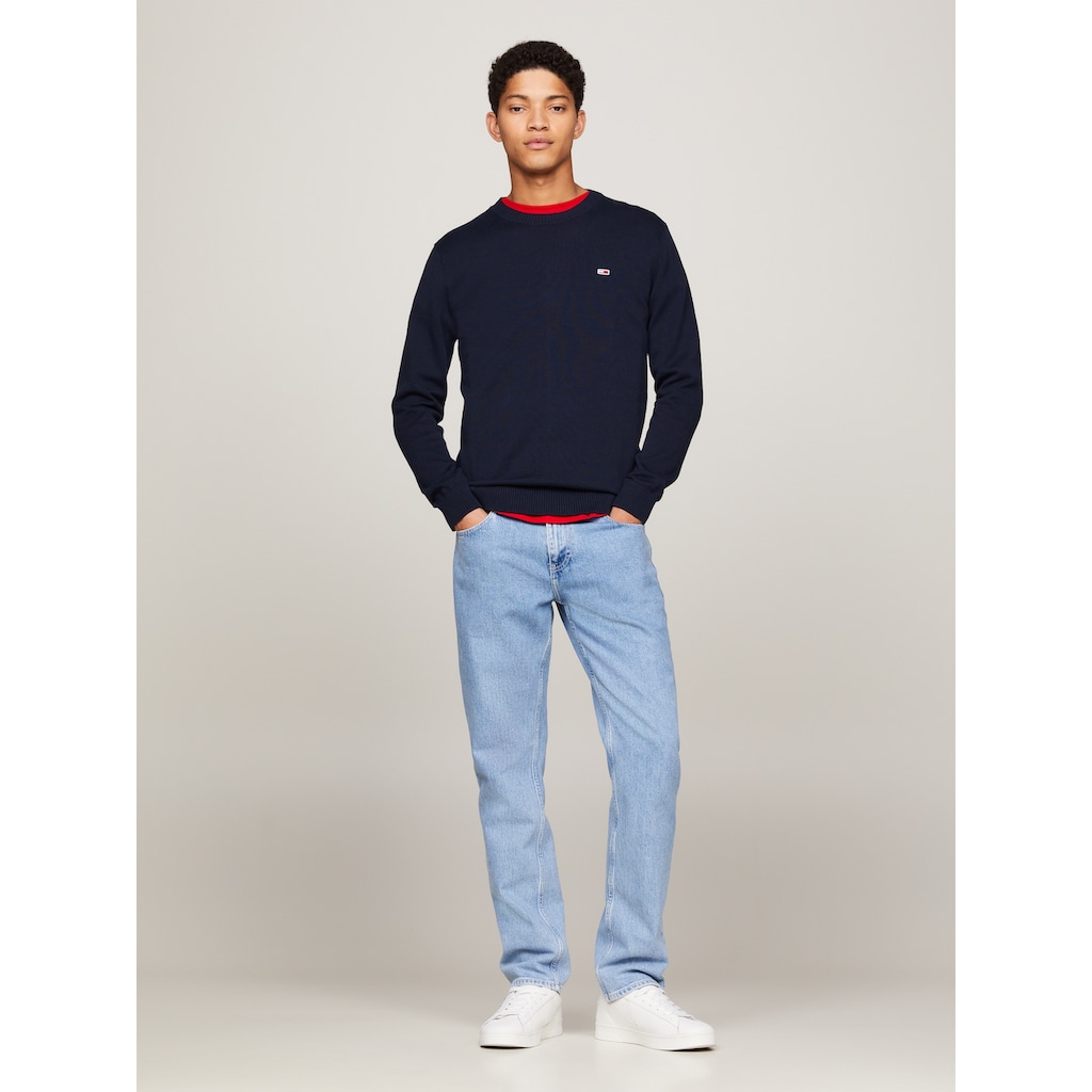 Tommy Jeans Rundhalspullover »TJM SLIM ESSENTIAL LIGHT SWEATER«