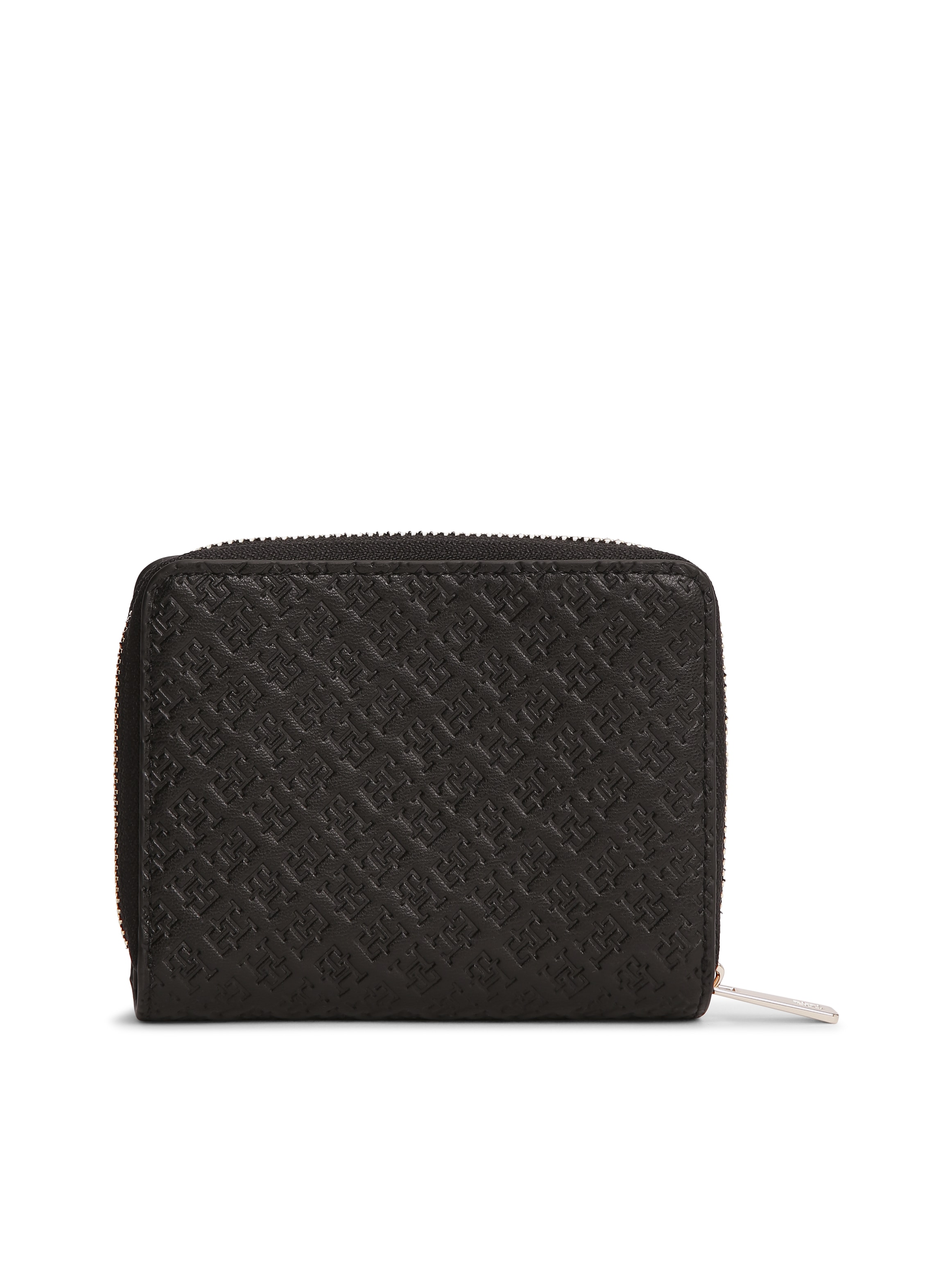Tommy Hilfiger Geldbörse »TH ICON MED ZA W/FLAP MONO« Unisex Geldbeutel, Portemonnaie mit TH-Schmucklogo