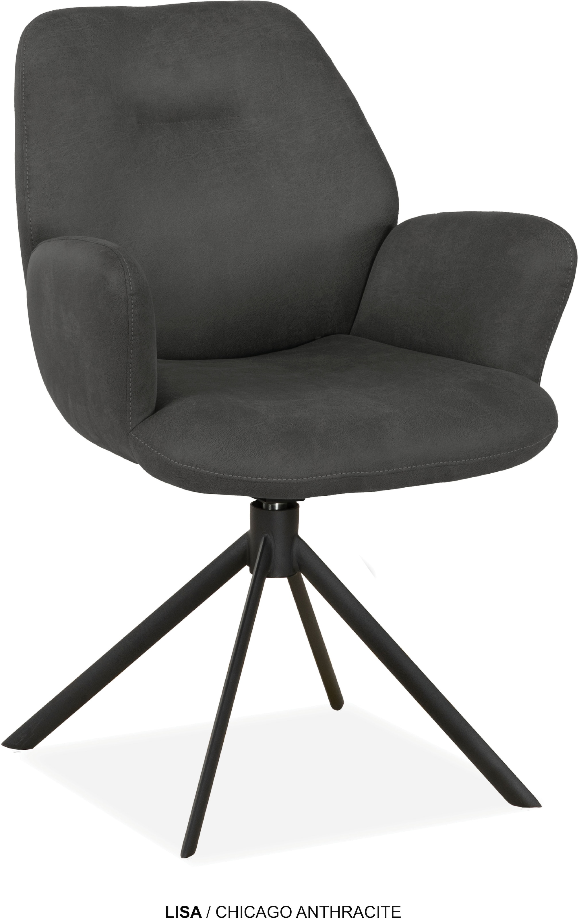 OMG Design Esszimmerstuhl "Lisa" (Set) 2 Stk.Drehstuhl mit auto-return, Arm günstig online kaufen