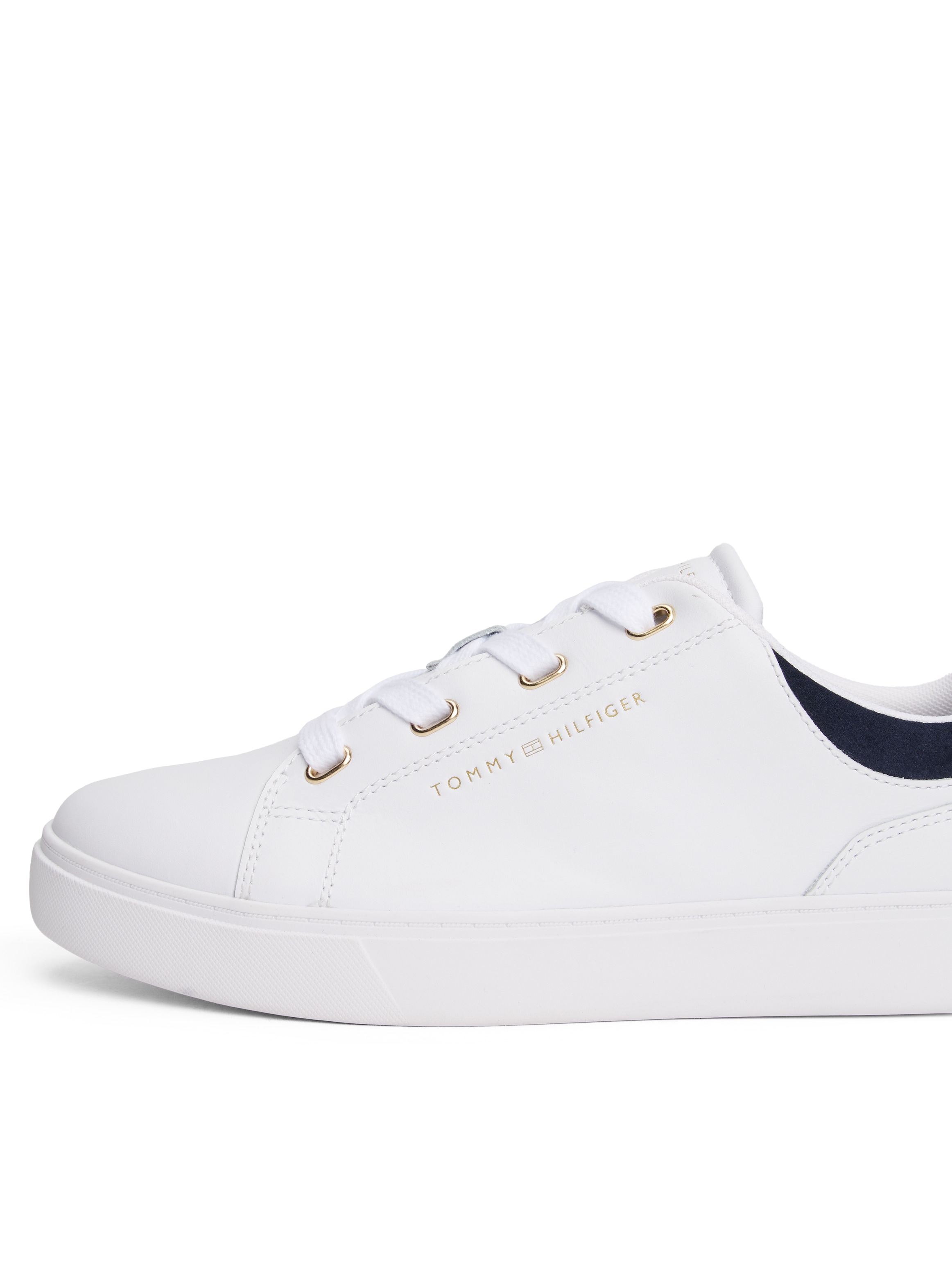 Tommy Hilfiger Plateausneaker »CASUAL CUPSOLE SNEAKER«, Freizeitschuh, Halbschuh, Schnürschuh mit seilticher Logoprägung