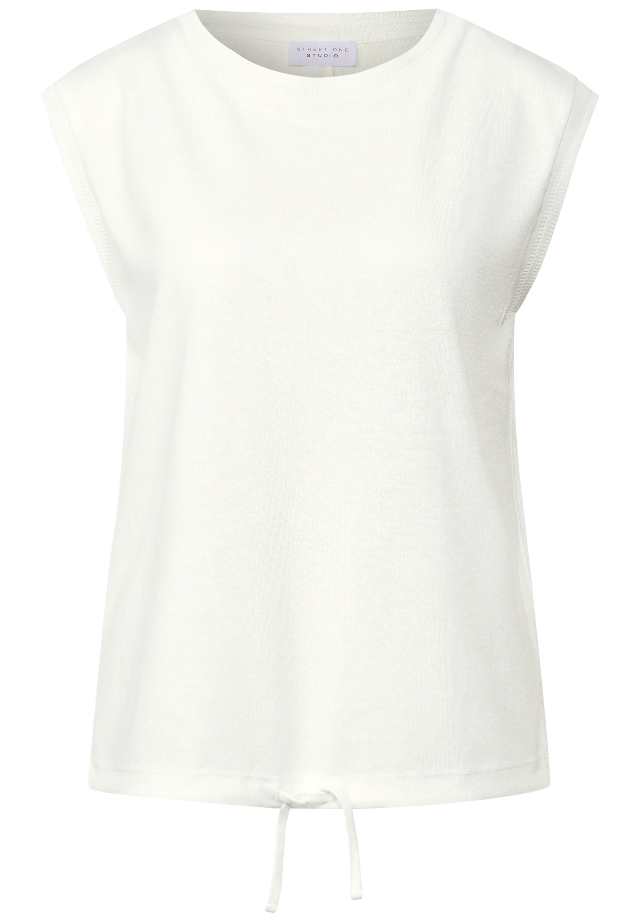 STREET ONE STUDIO T-Shirt, mit Elastiksaum und Tunnelzug