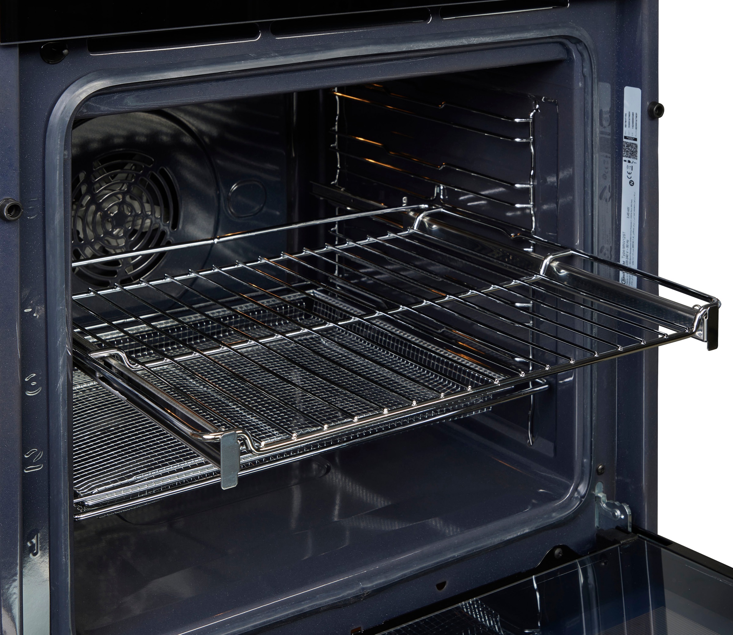 BAUKNECHT Einbaubackofen  »BBI78HT1SK«, mit 1-fach-Teleskopauszug, Hydrolyse, AirFry-Funktion, Pizzafunktion, 1-fach-Teleskopauszug, Hydrolyse