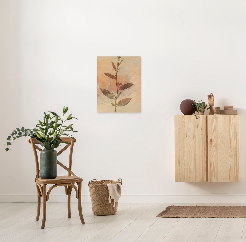 Komar Leinwandbild "Pressed Leaves - Größe 30 x 40 cm" Natur 1 Stk. tlg. Ke günstig online kaufen