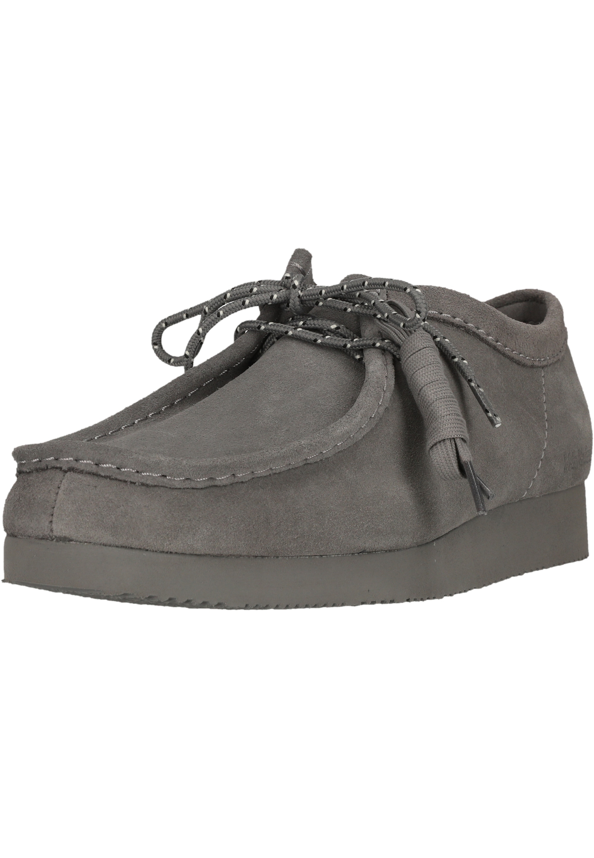 CLARKS Herren Mokassin "Wallabee Lite", Gr. 44, grau, Schuhe, mit leichter Laufsohle