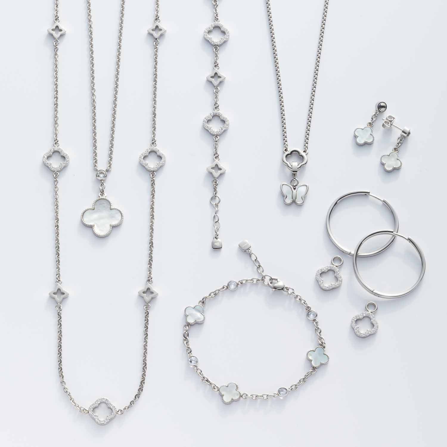 LEONARDO Charm-Kette »Halskette Orlanda Clip&Mix, 023734, 023735«