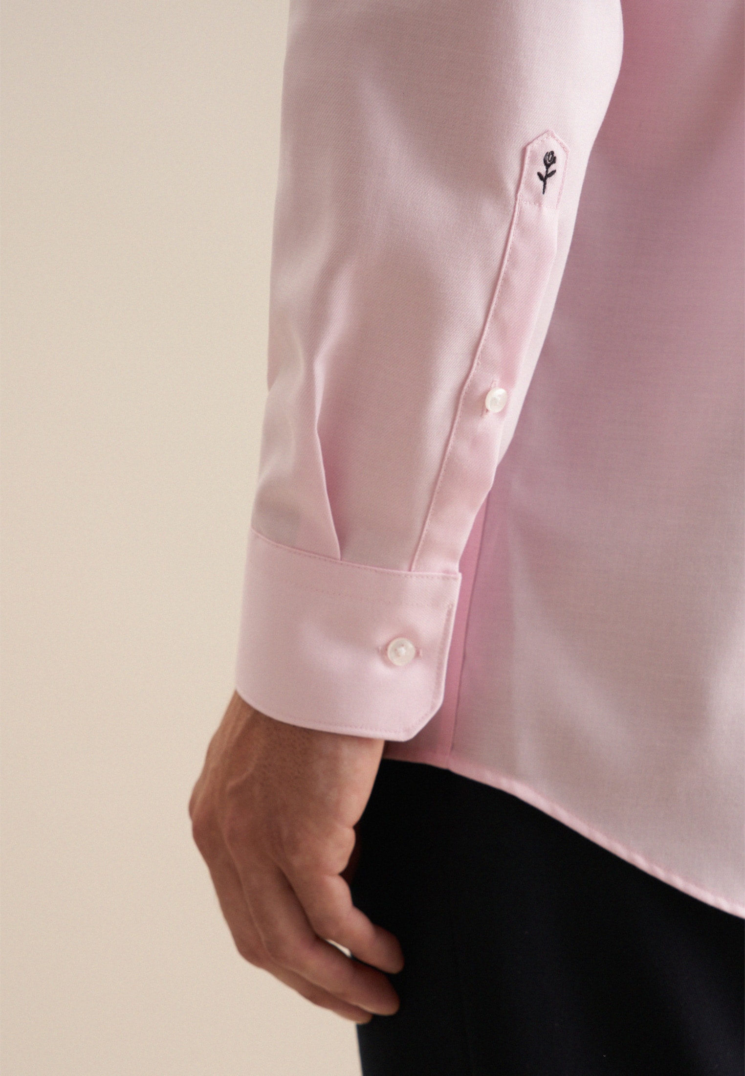 seidensticker Businesshemd »Schwarze Rose«, Regular Kentkragen Uni