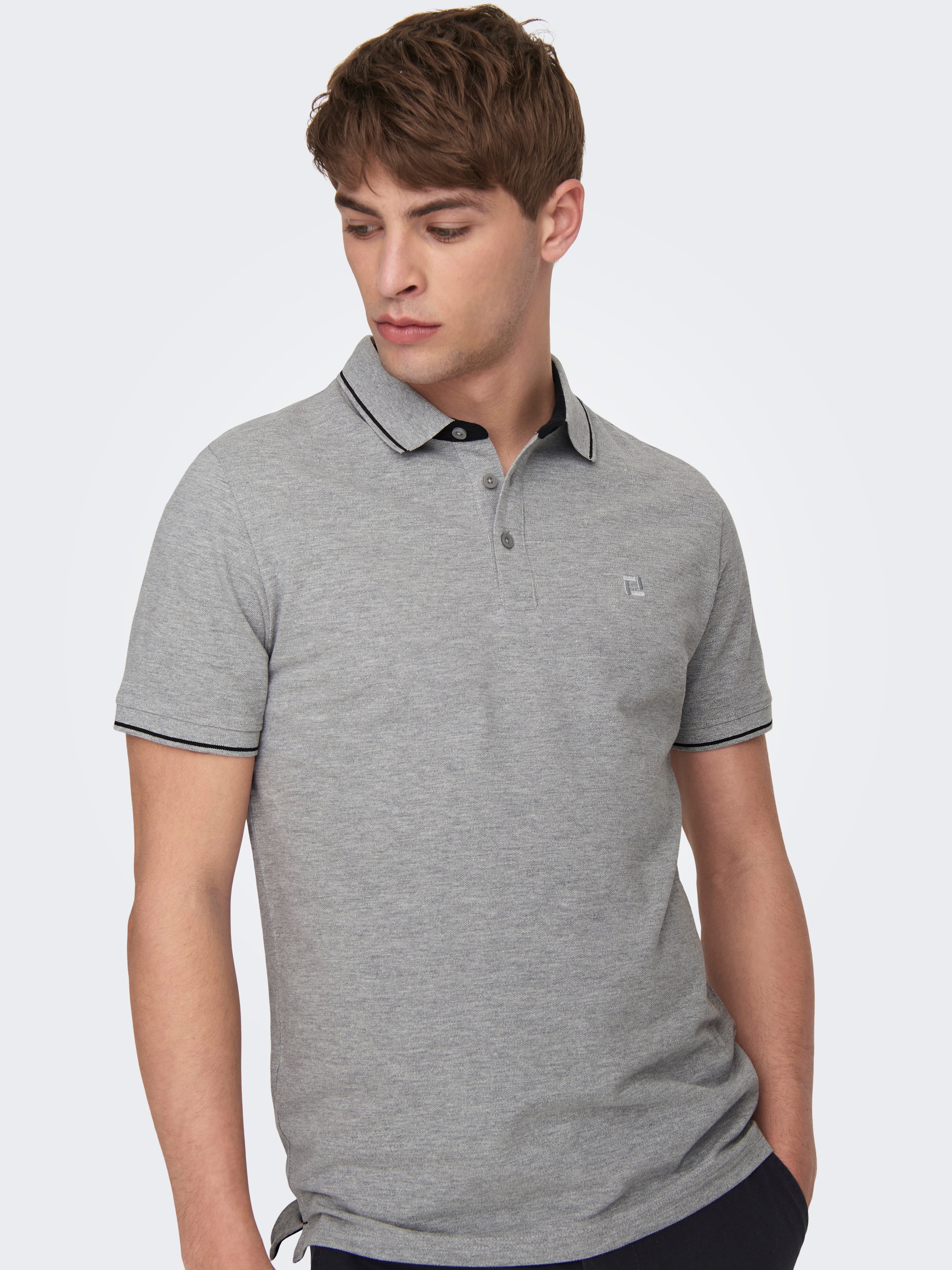 ONLY & SONS Poloshirt "ONSFLETCHER SLIM SS POLO NOOS" günstig online kaufen