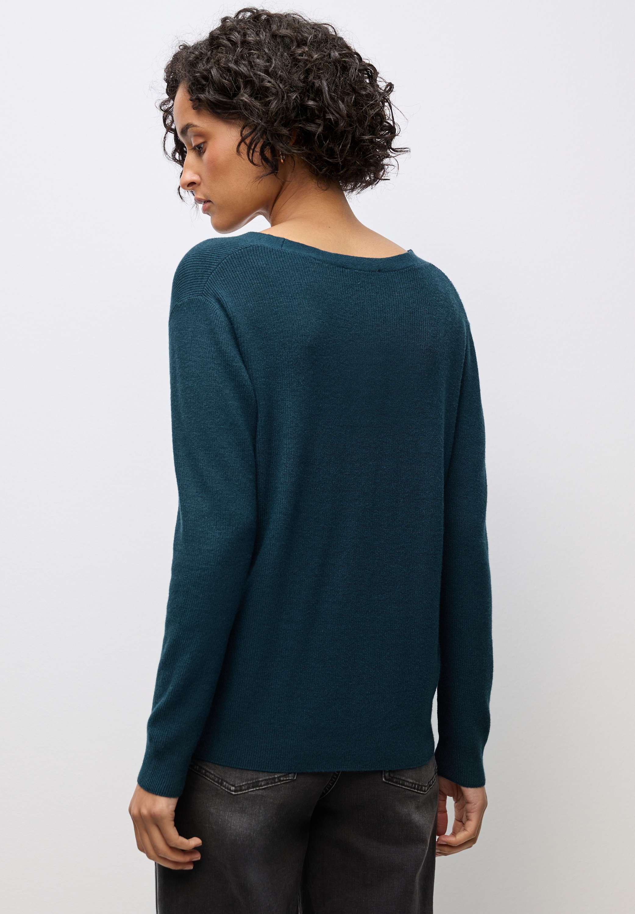 STREET ONE Strickpullover, aus softem Materialmix