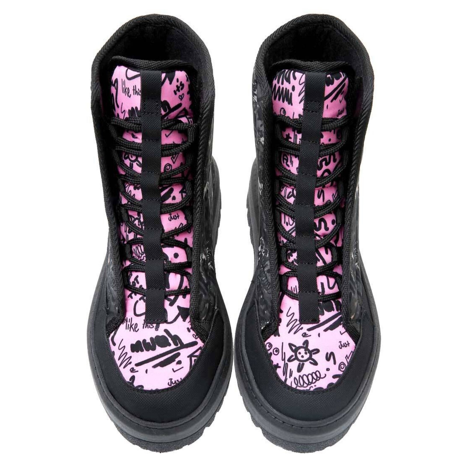 DOGO Winterstiefel »Shelly Boots Schnürstiefel Doodle Camo Damen Stiefeletten«  Handgefertigt