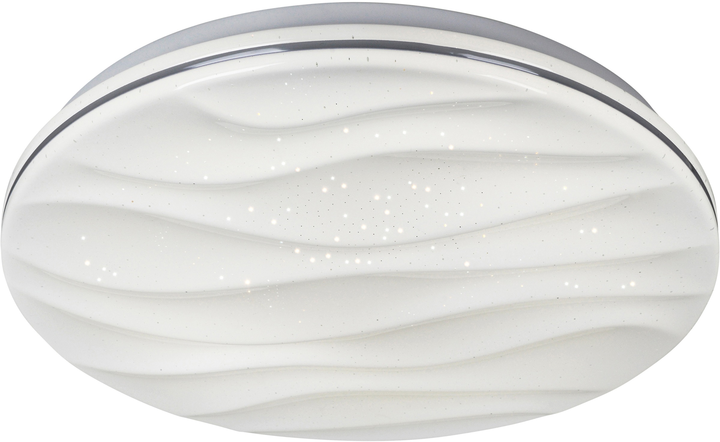 näve LED Deckenleuchte Austin, LED-Board, Kaltweiß-Neutralweiß-Warmweiß, Sternenhimmel, Deckenlampe Ø 38 cm, tuya Smart Home, Farbtemperatursteuerung CCT 3000 - 6000 K