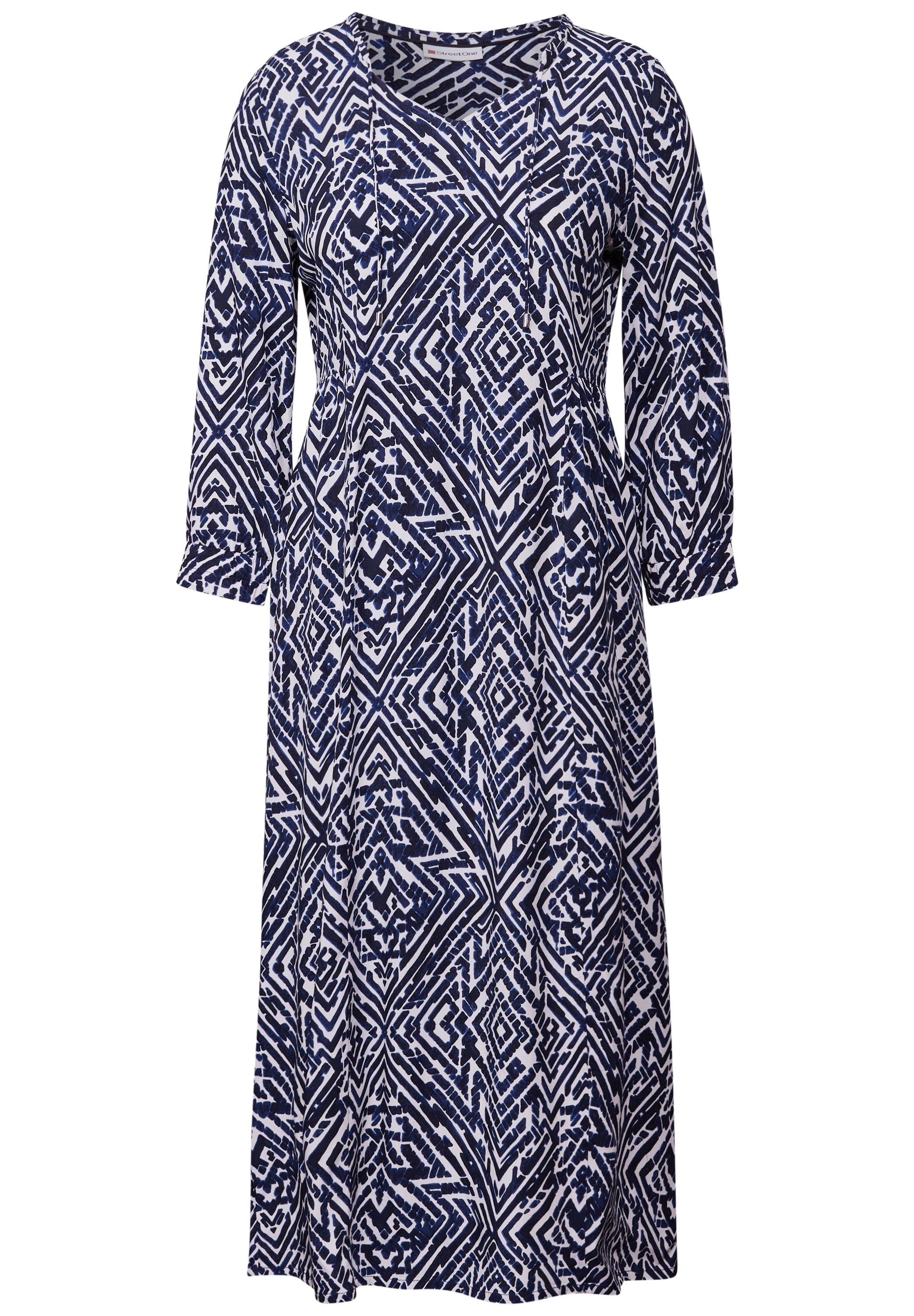 STREET ONE Midikleid, mit allover Grafikprint