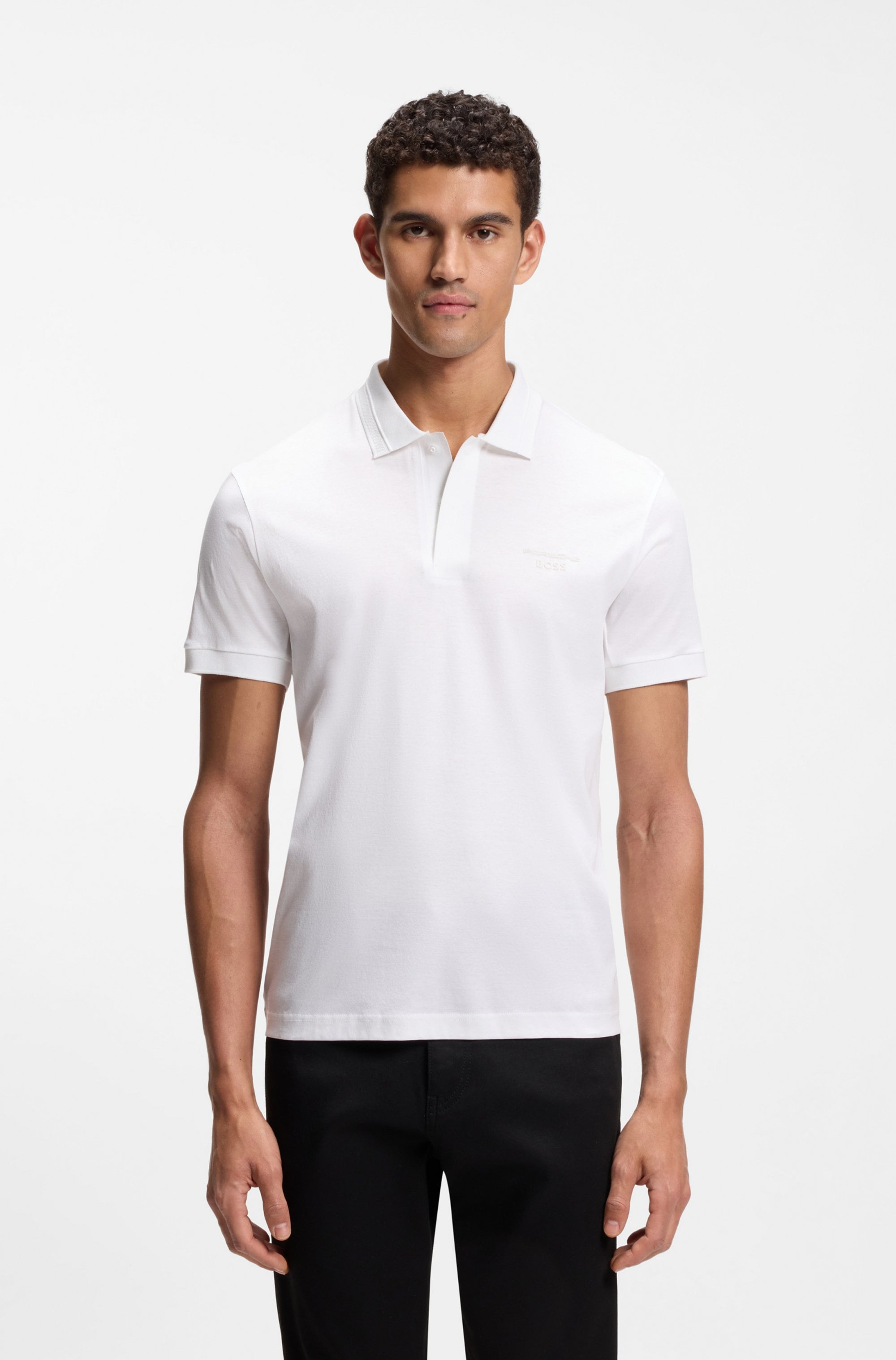 BOSS GREEN Poloshirt »Porsche Spirit 70 Capsule Collection« Premium Herrenmode Innovative Geruchskontroll-Technologie HEIQ MINT