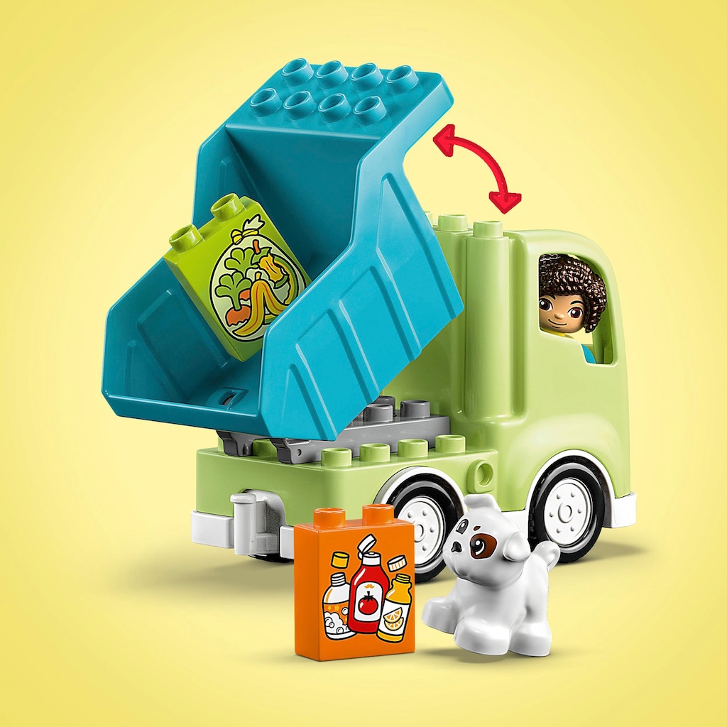 LEGO® Konstruktionsspielsteine »Recycling-LKW (10987), LEGO® DUPLO«, (15 St.)