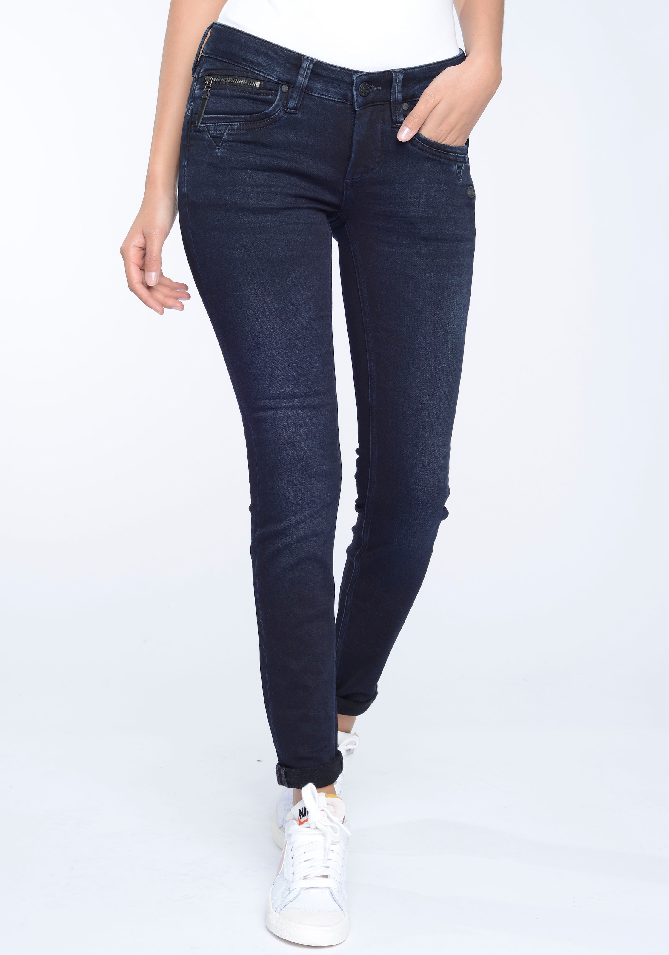 GANG Skinny-fit-Jeans »94NIKITA« su Zipper-...
