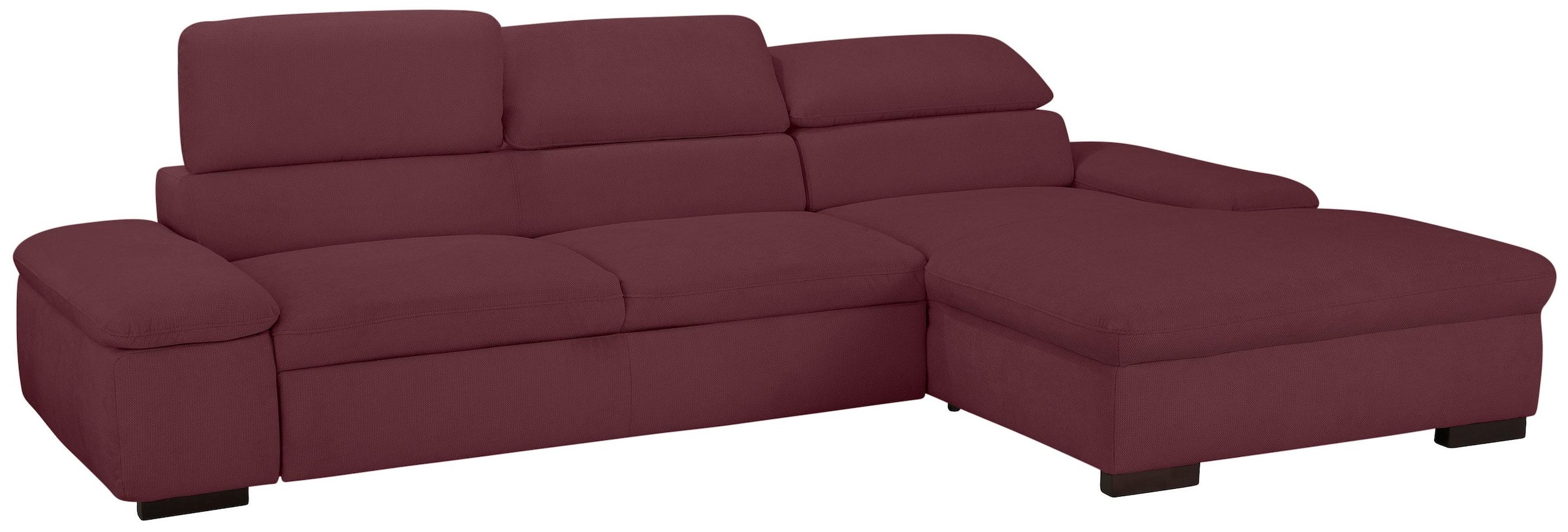Home affaire Ecksofa »Alberto L-Form«, mit Kopfteilverstellung, wahlweise mit Bettfunktion