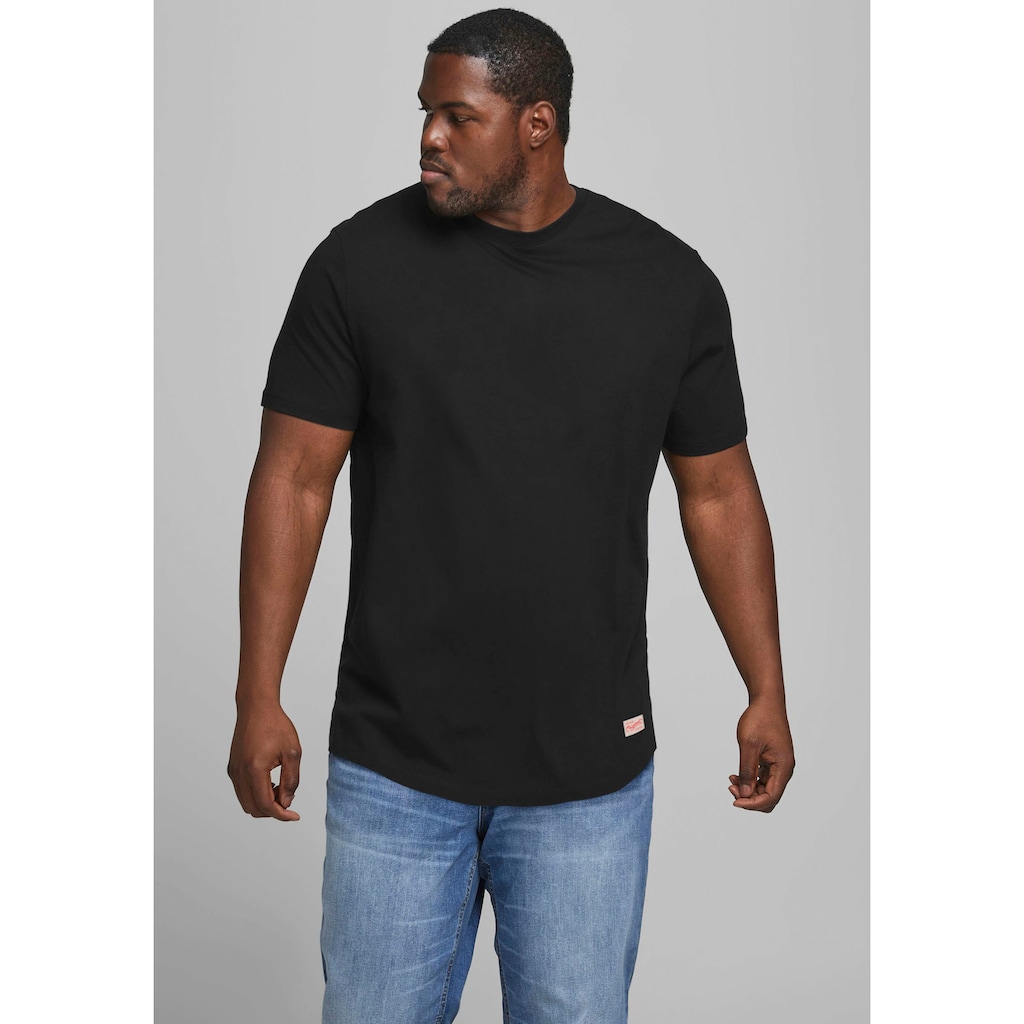 Jack & Jones PlusSize T-Shirt »NOA TEE«, mit abgerundetem Saum, bis Größe 6XL