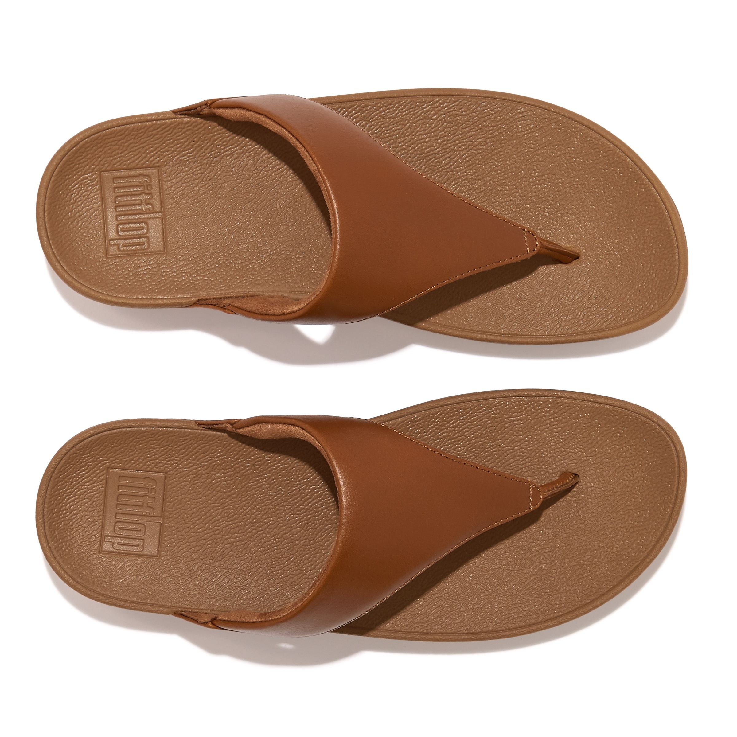 Fitflop Dianette »LULU LEATHER TOEPOST«, Pool Slides, Pantolette, Badeschuh mit Keilabsatz