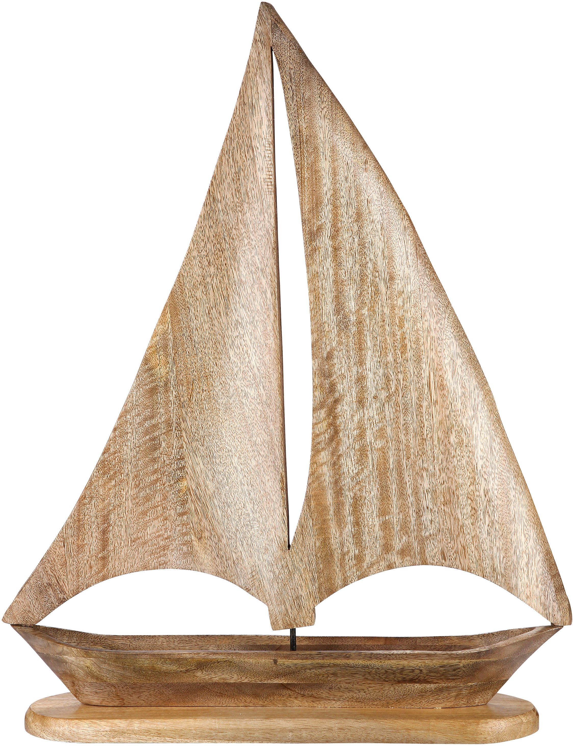 GILDE Dekoobjekt »Deko Segelschiff«, Höhe maritim, cm, Wohnzimmer aus 60 | bestellen Holz, BAUR